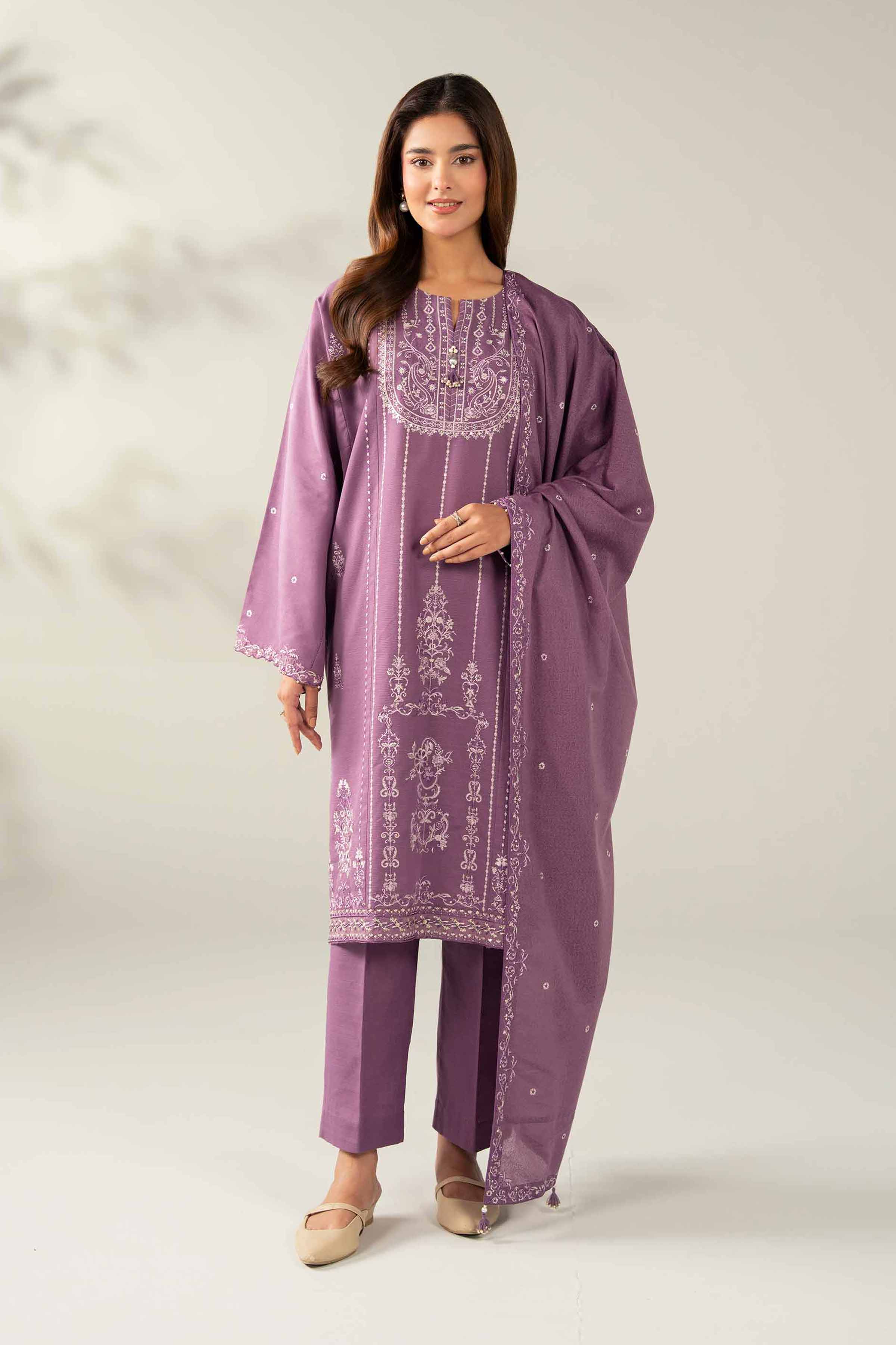 3 Piece - Embroidered Suit - 42503509