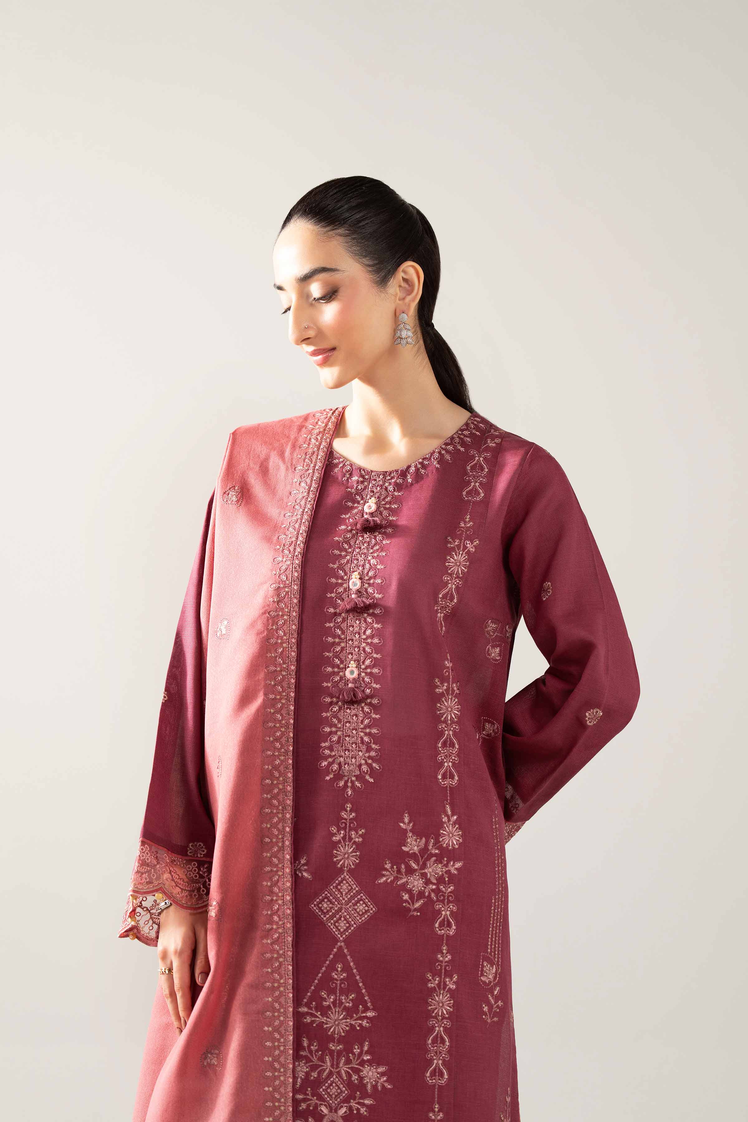 3 Piece - Embroidered Suit - 42503510