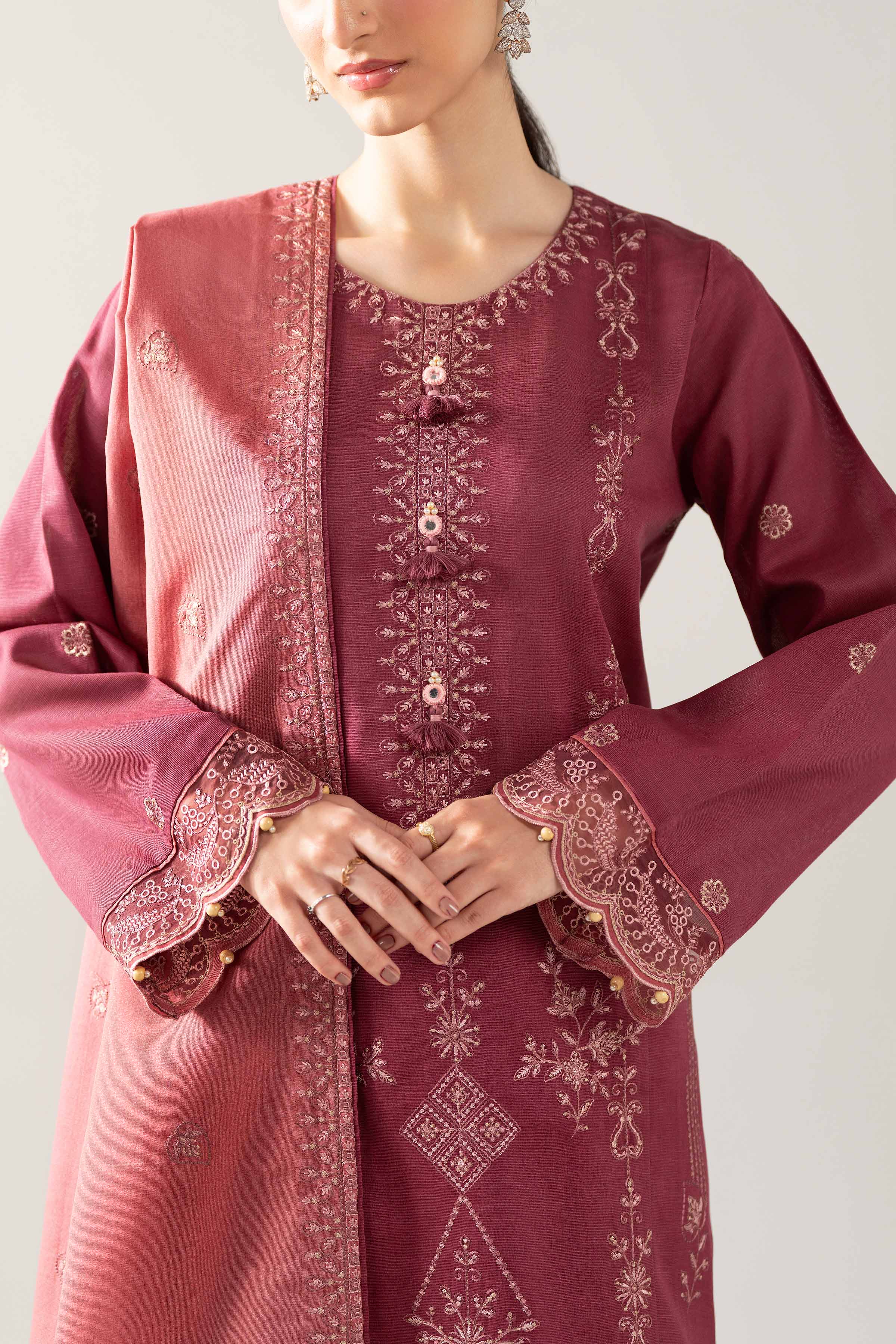 3 Piece - Embroidered Suit - 42503510