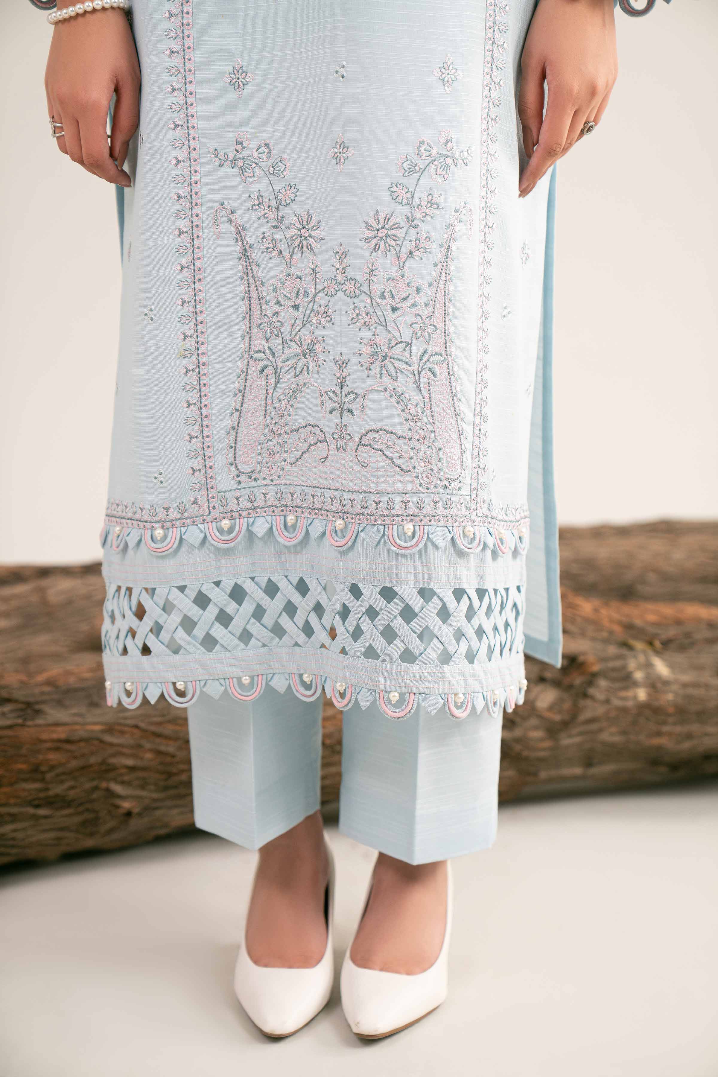 3 Piece - Printed Embroidered Suit - 42503512