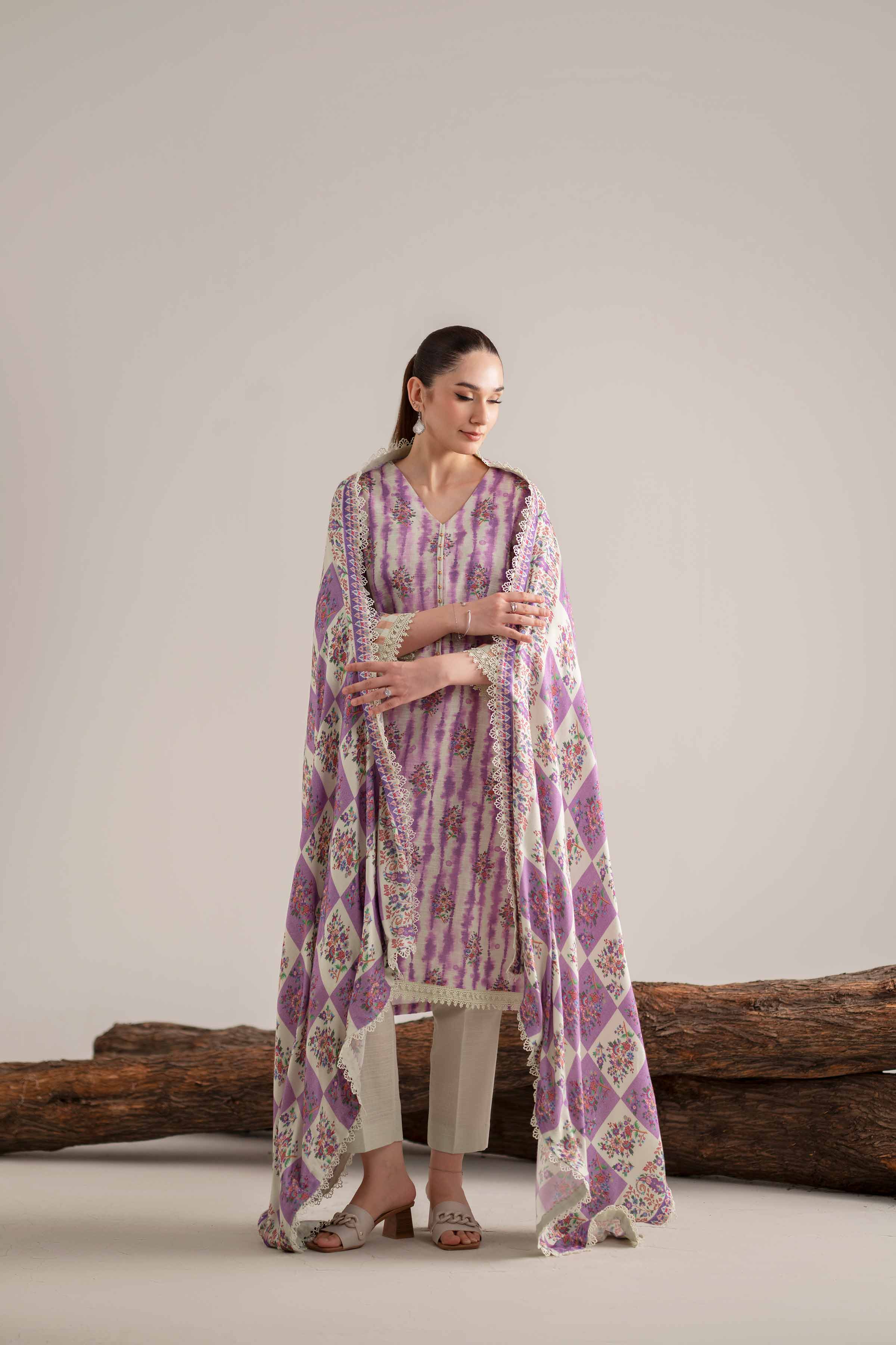 3 Piece - Printed Suit - 42503545