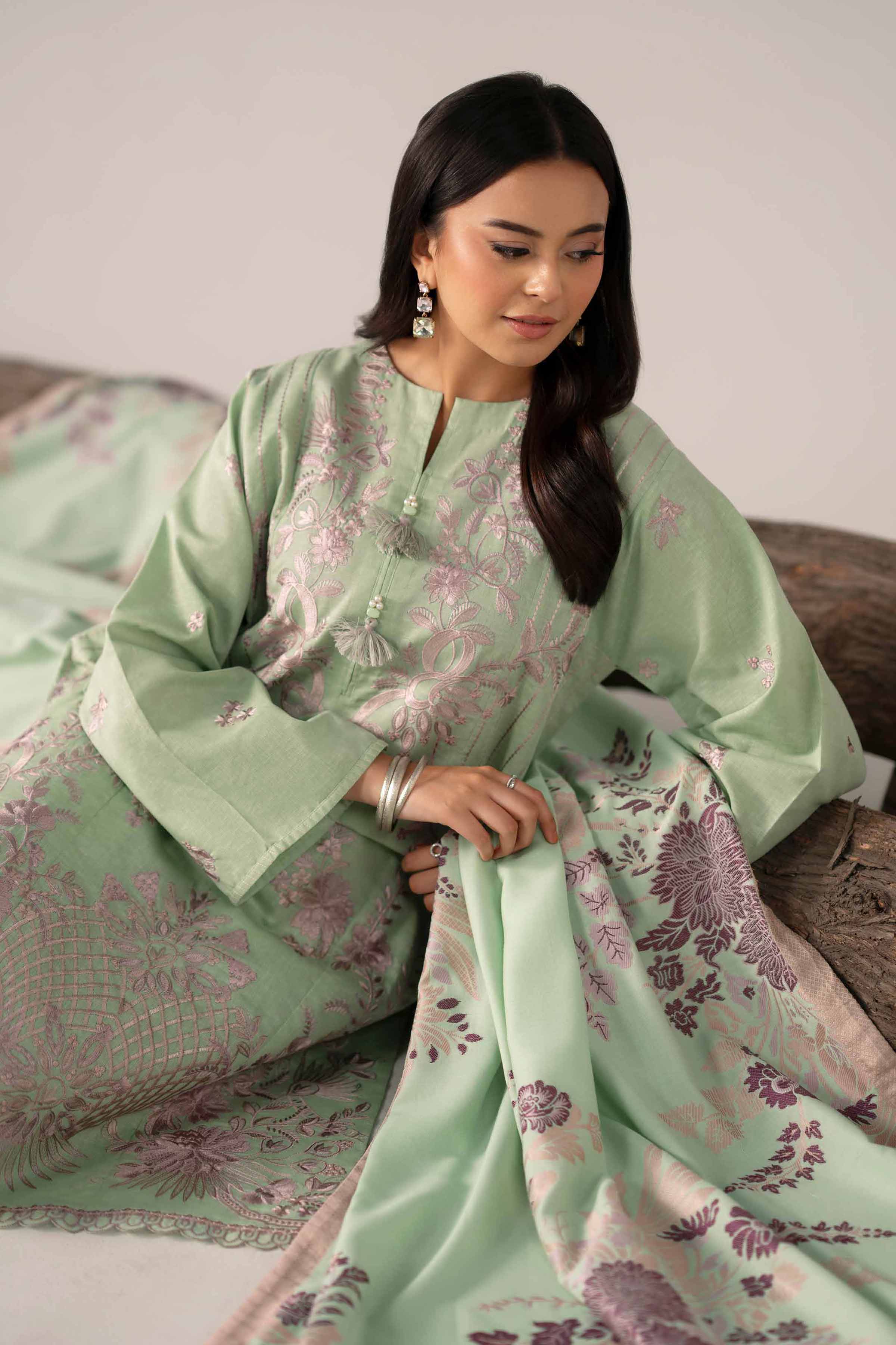 3 Piece - Embroidered Suit - 42503575