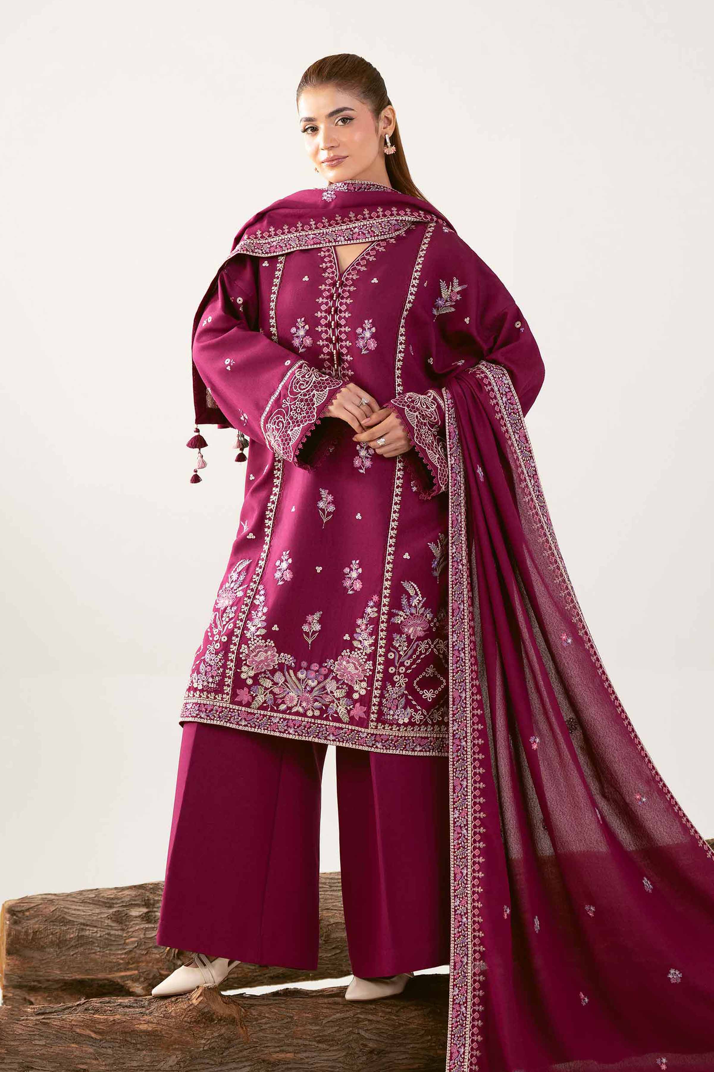 3 Piece - Embroidered Suit - 42503595