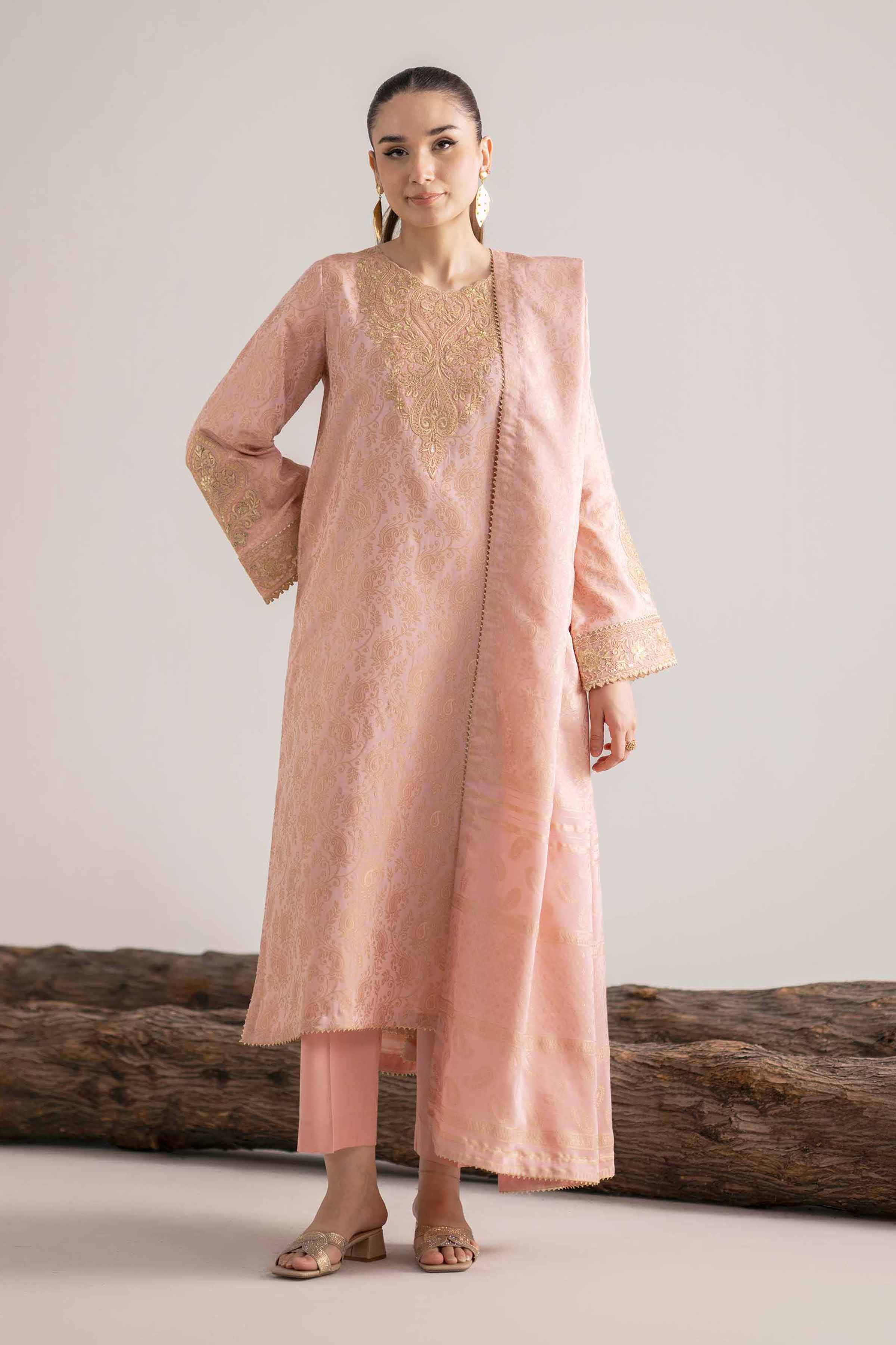 3 Piece - Embroidered Suit - 42503596