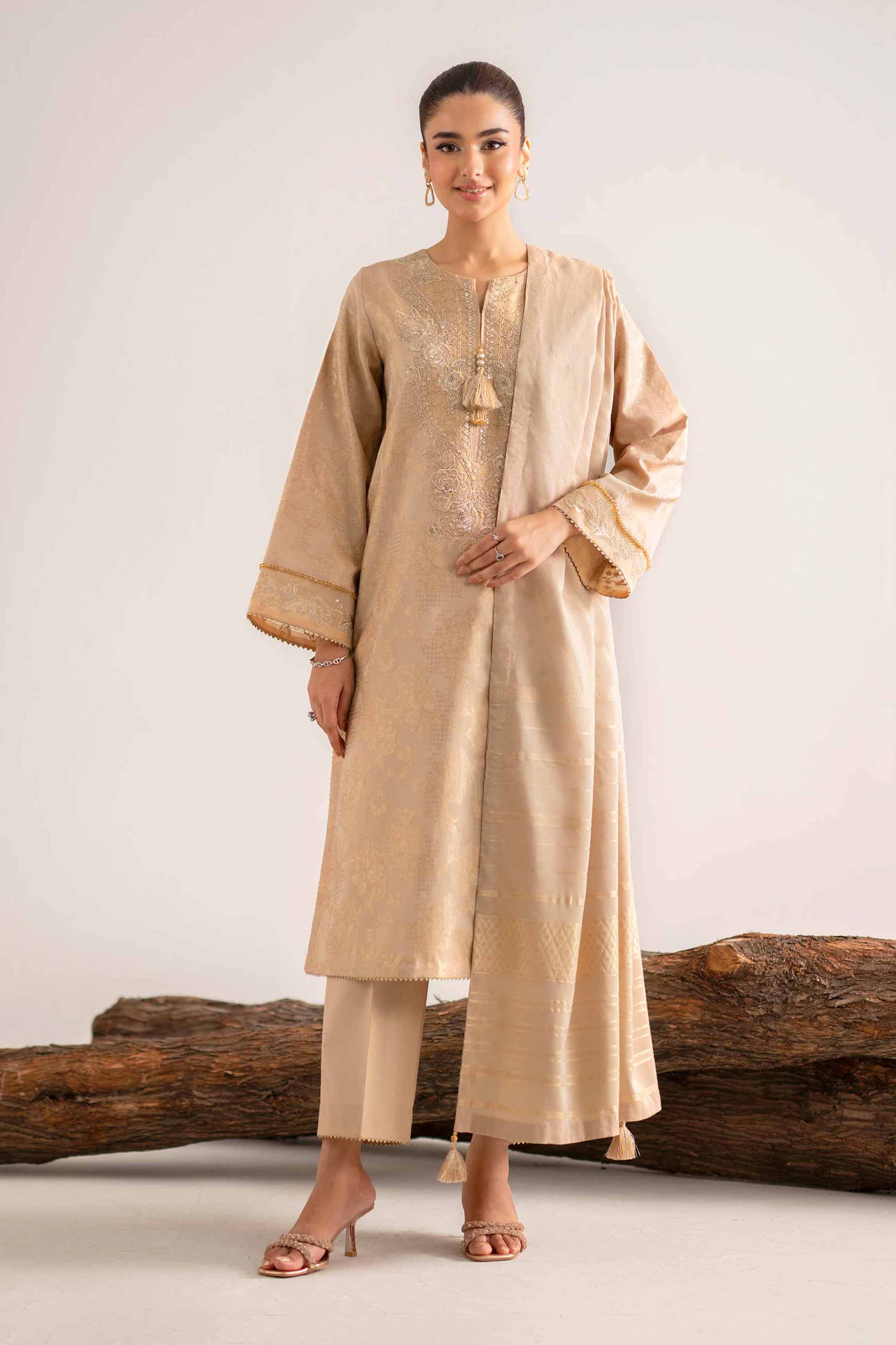 3 Piece - Embroidered Suit - 42503598