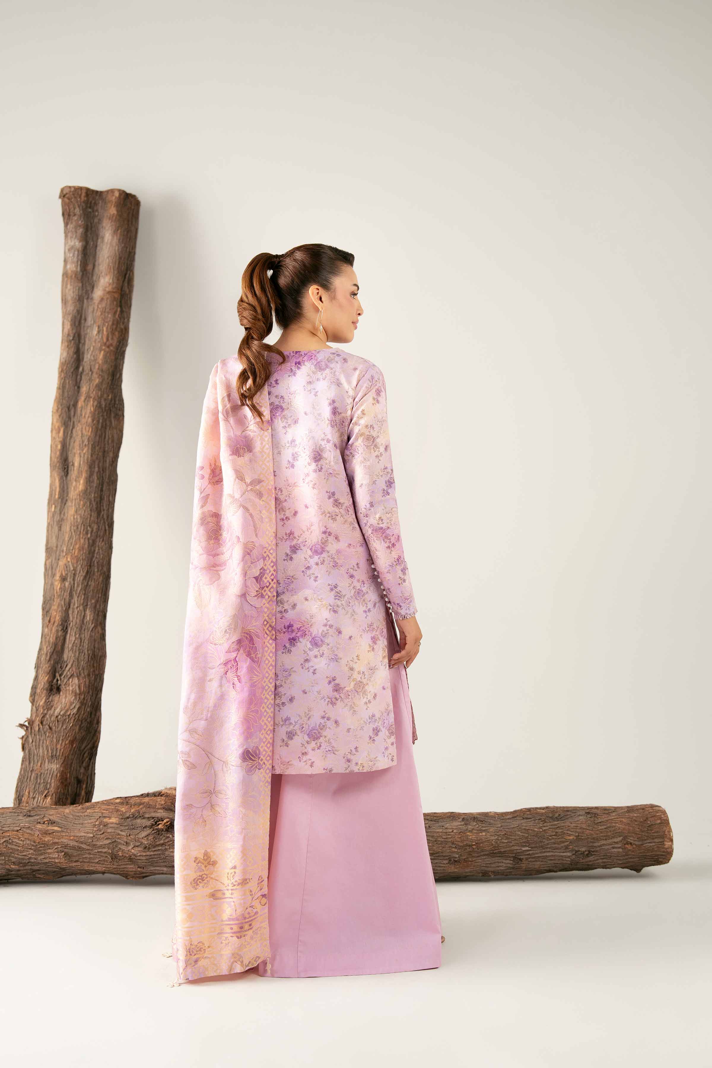 3 Piece - Digital Printed Embroidered Suit - 42503605