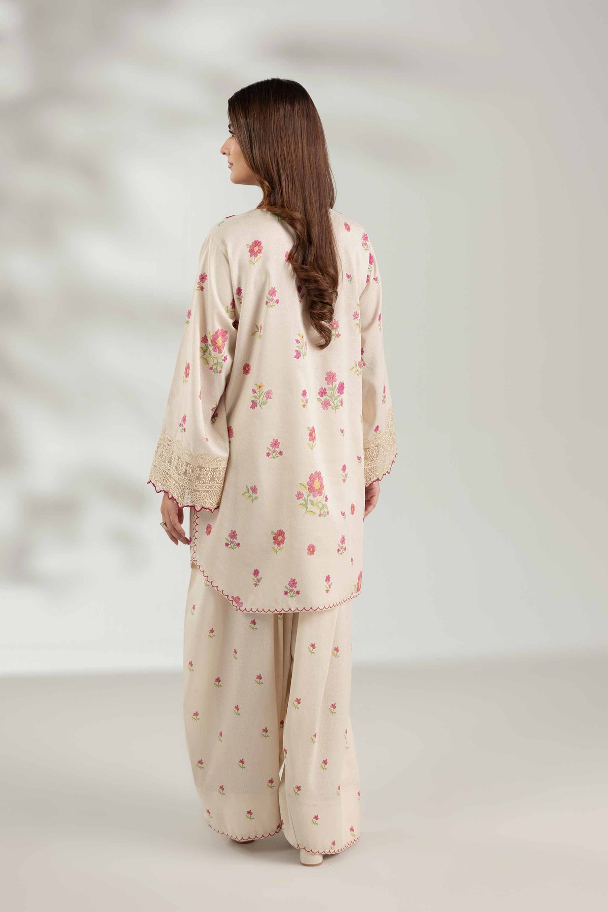 2 Piece - Printed Embroidered Suit  - 42503613