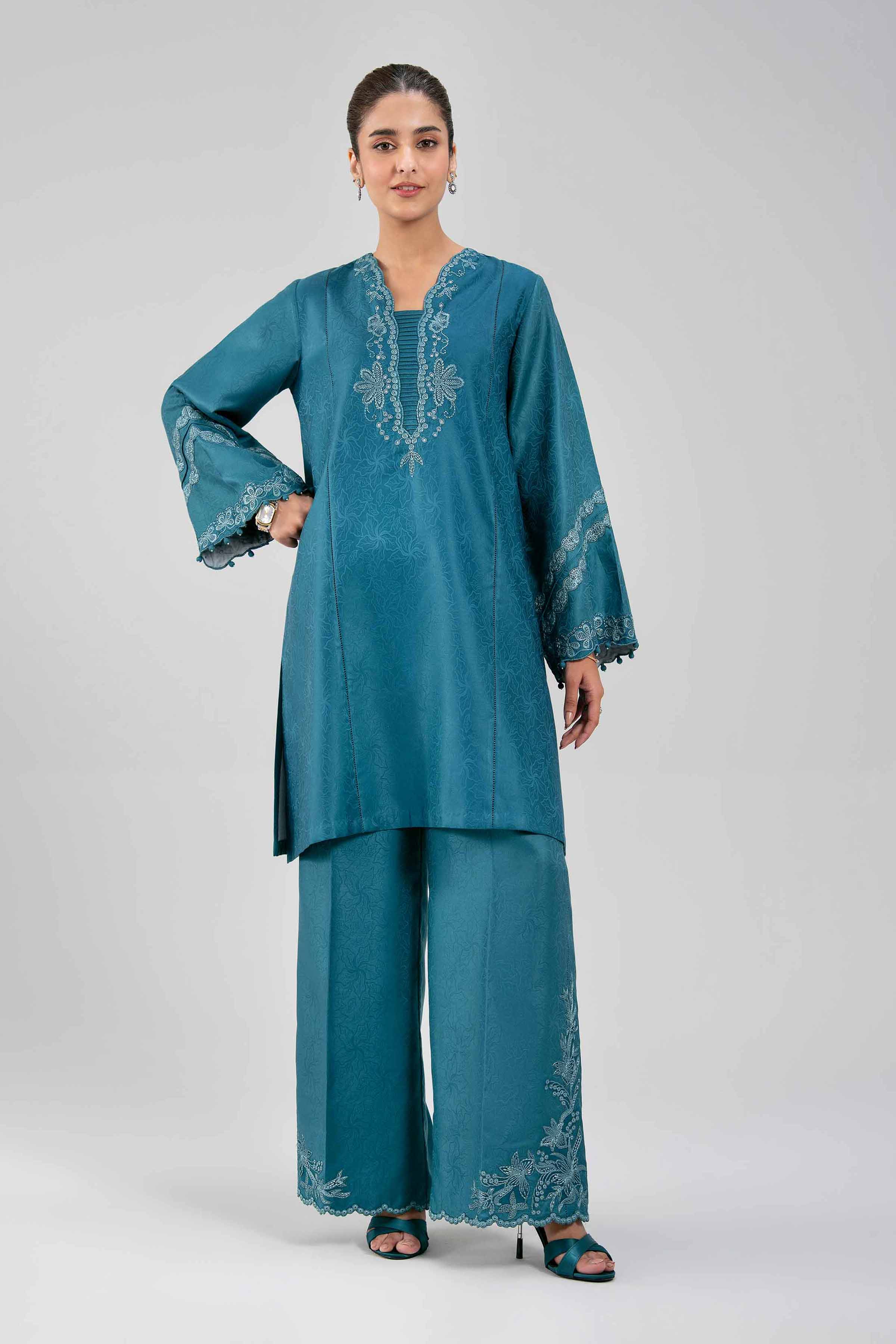 2 Piece - Embroidered Suit - 42503738