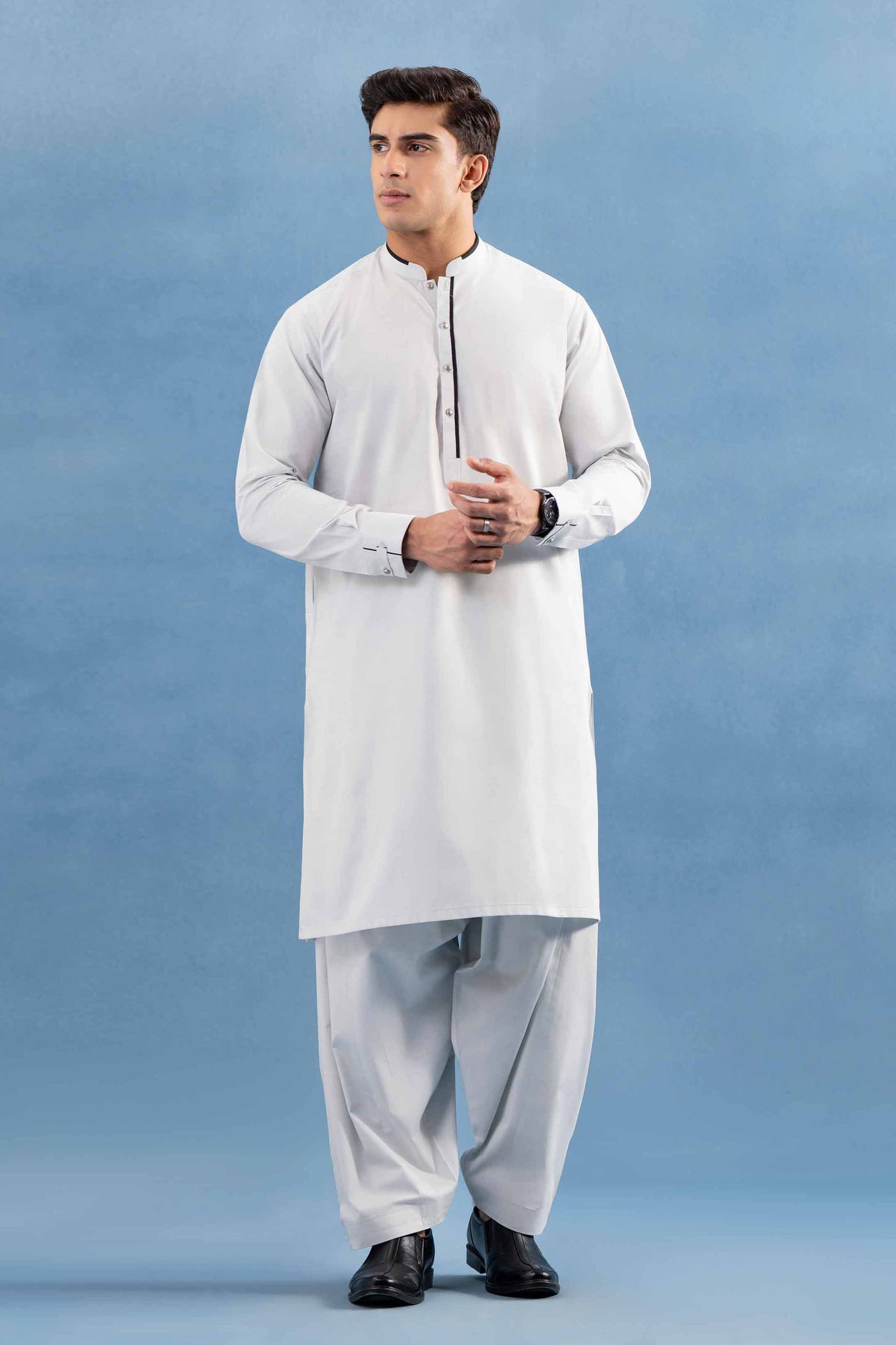 3 Piece Unstitched Embroidered Lawn Suit
