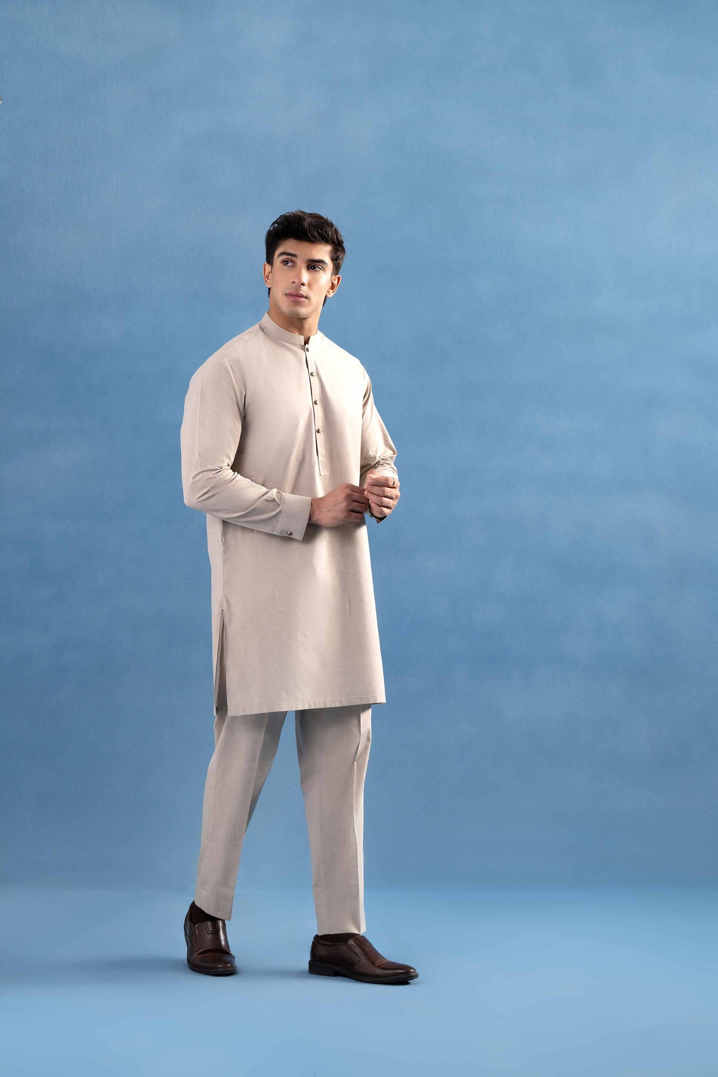 3 Piece Unstitched Embroidered Lawn Suit