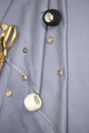 3 Piece Embroidered Raw Silk Suit