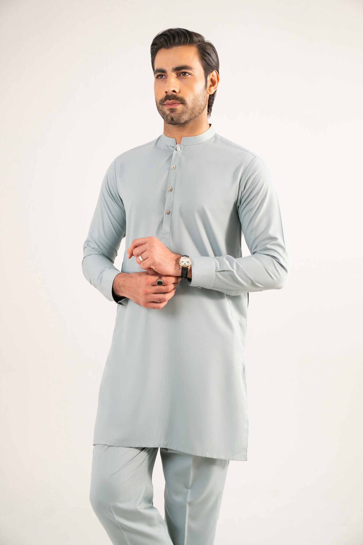 3 Piece Embroidered Jacquard Lawn Suit