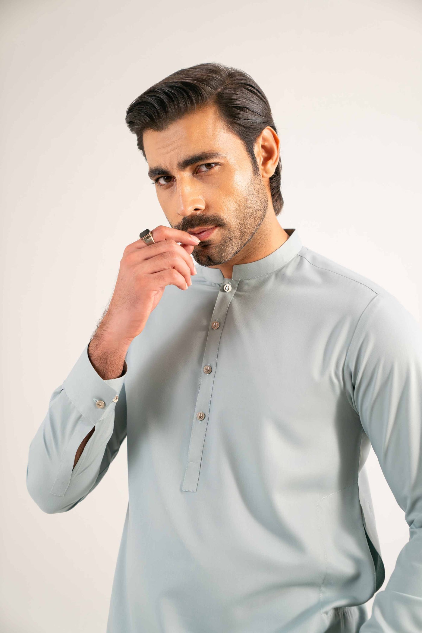 3 Piece Embroidered Jacquard Lawn Suit