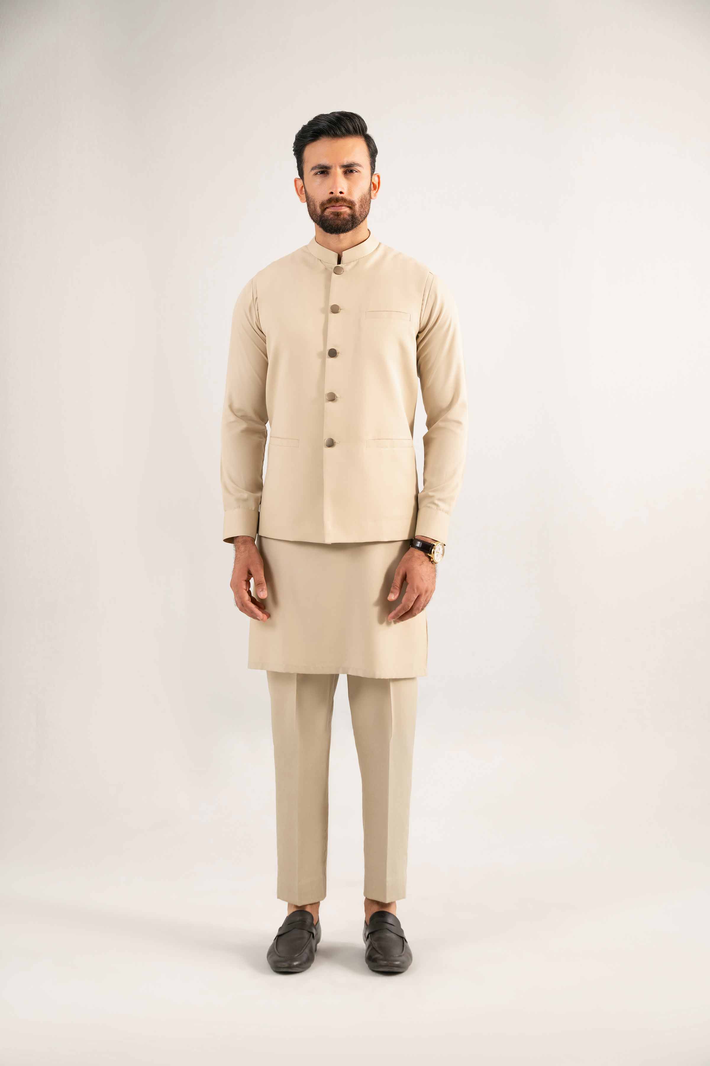 3 Piece Embroidered Lawn Karandi Suit