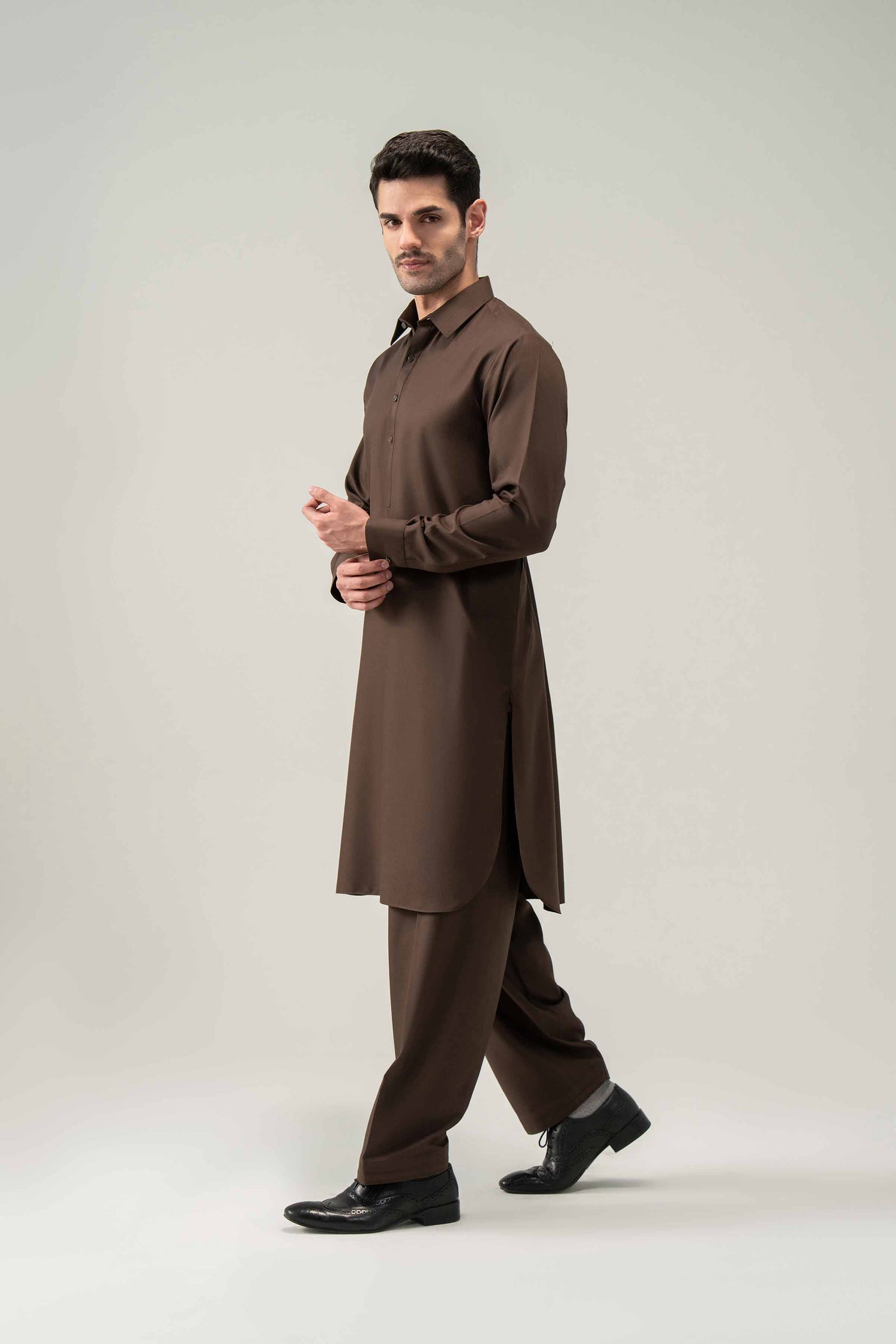 3 Piece Embroidered Dobby Lawn Suit