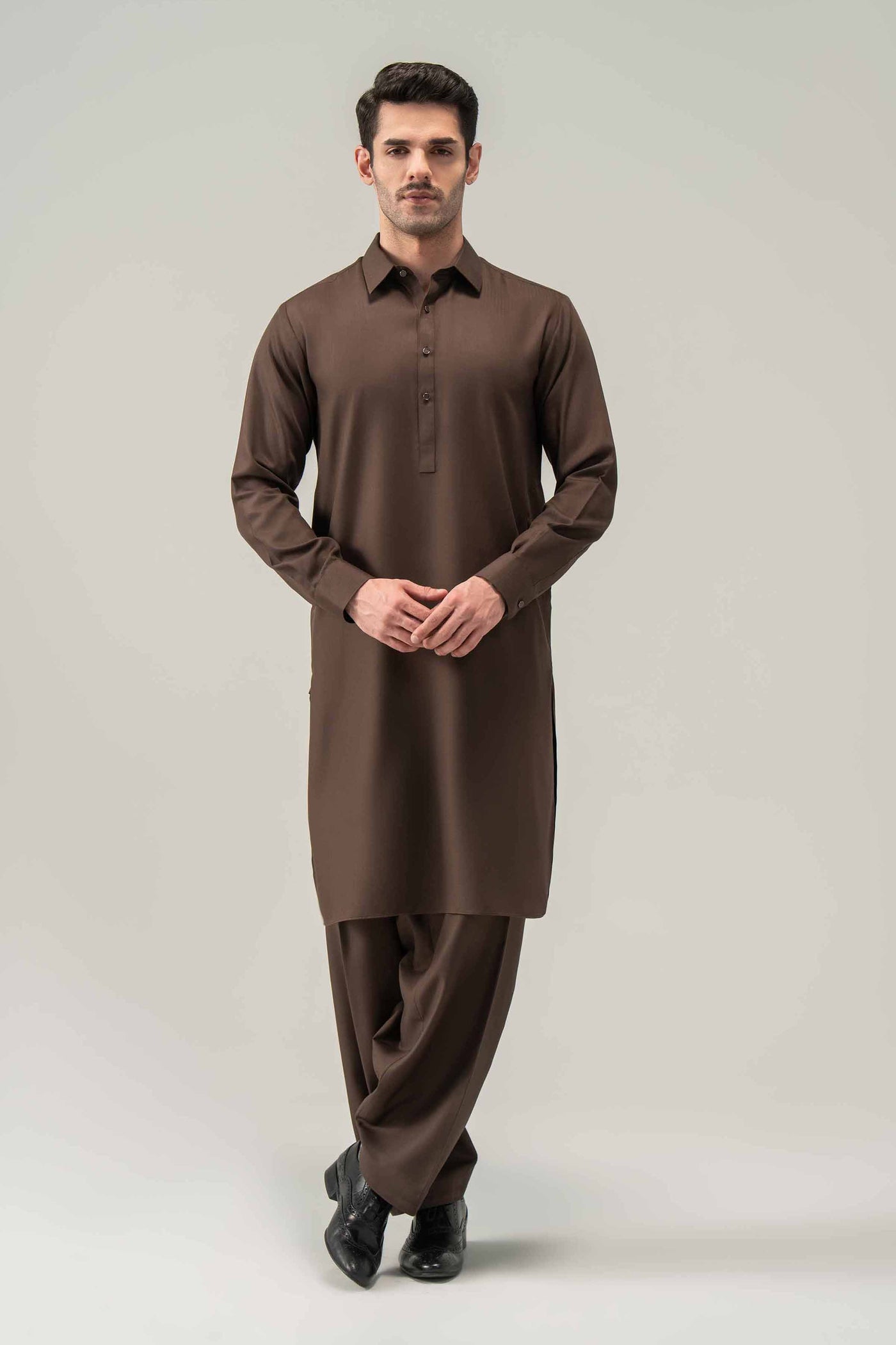 3 Piece Embroidered Dobby Lawn Suit