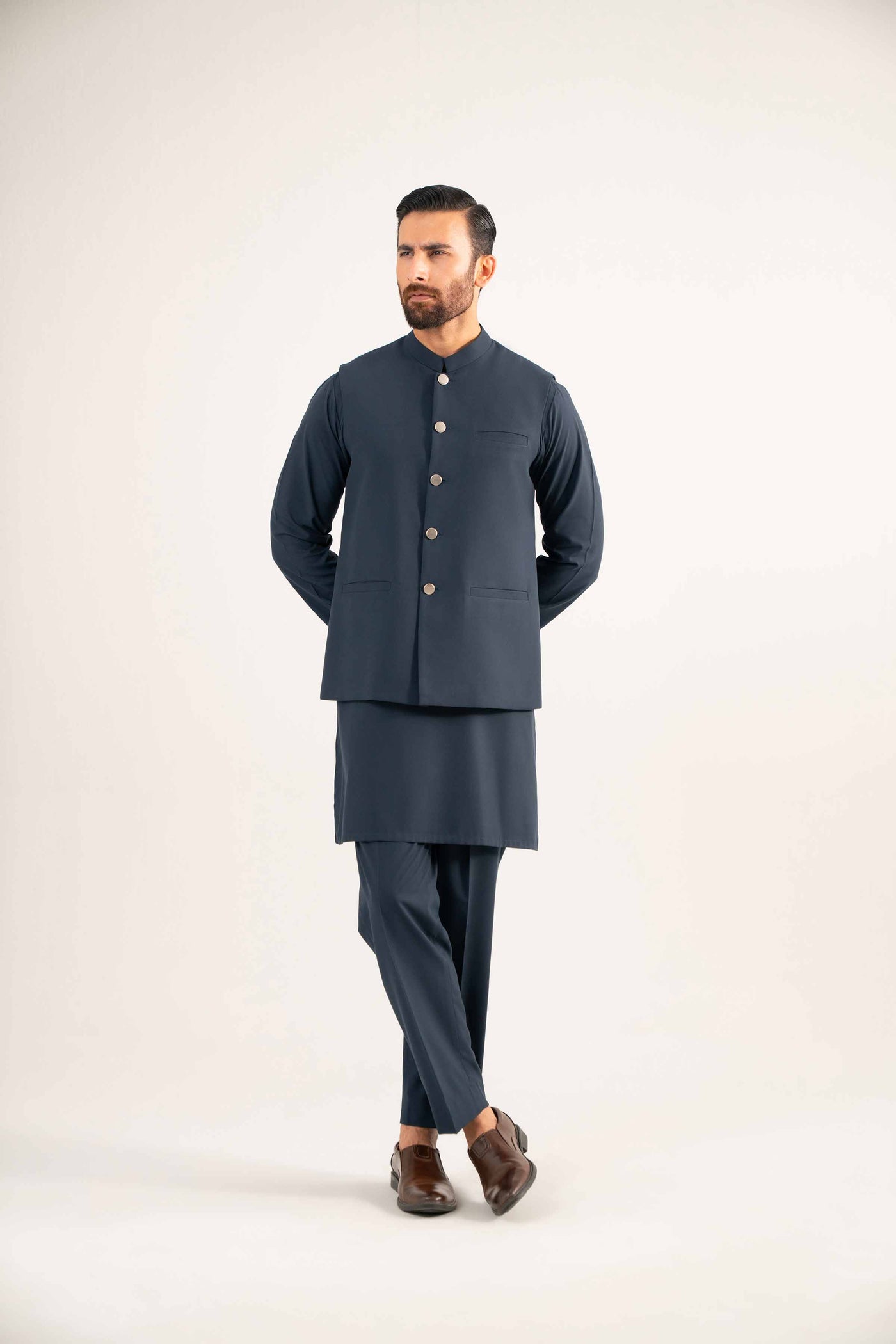 3 Piece Unstitched Embroidered Chiffon Suit