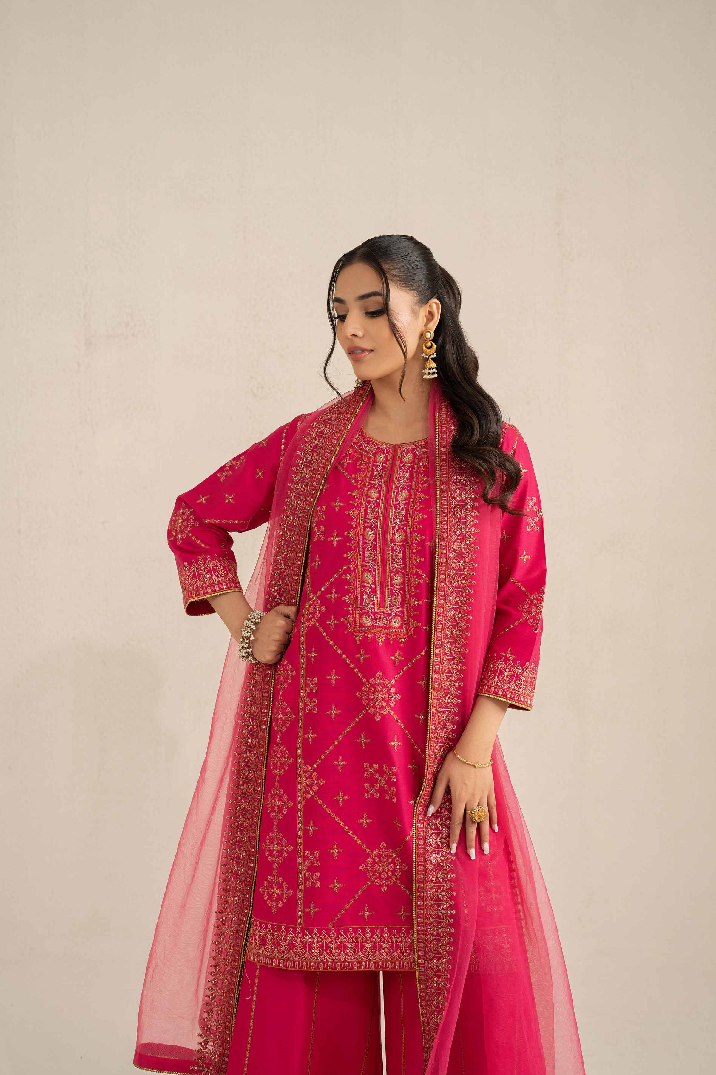 3 Piece - Embroidered Suit - 42519116