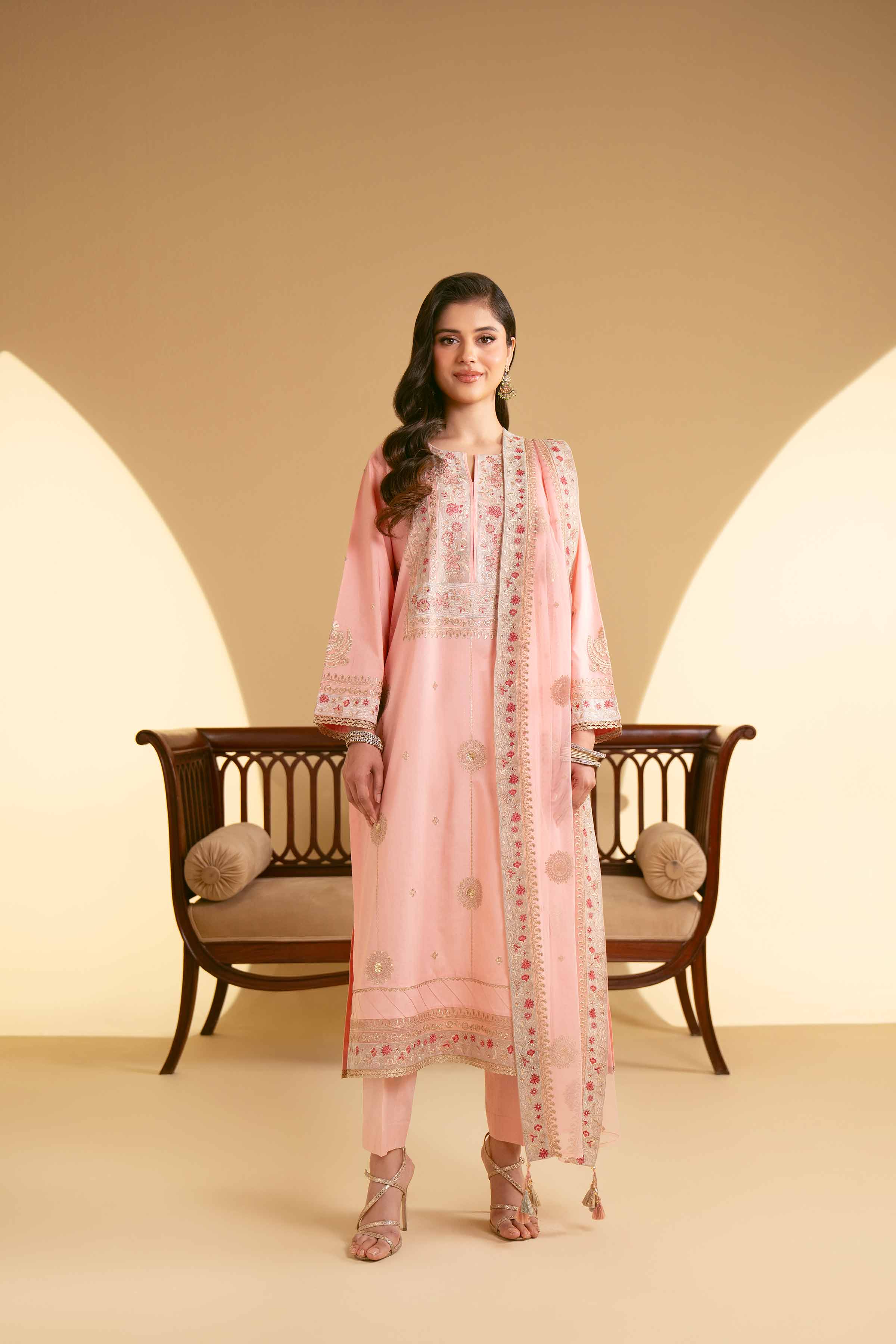 3 Piece - Embroidered Suit - 42519121