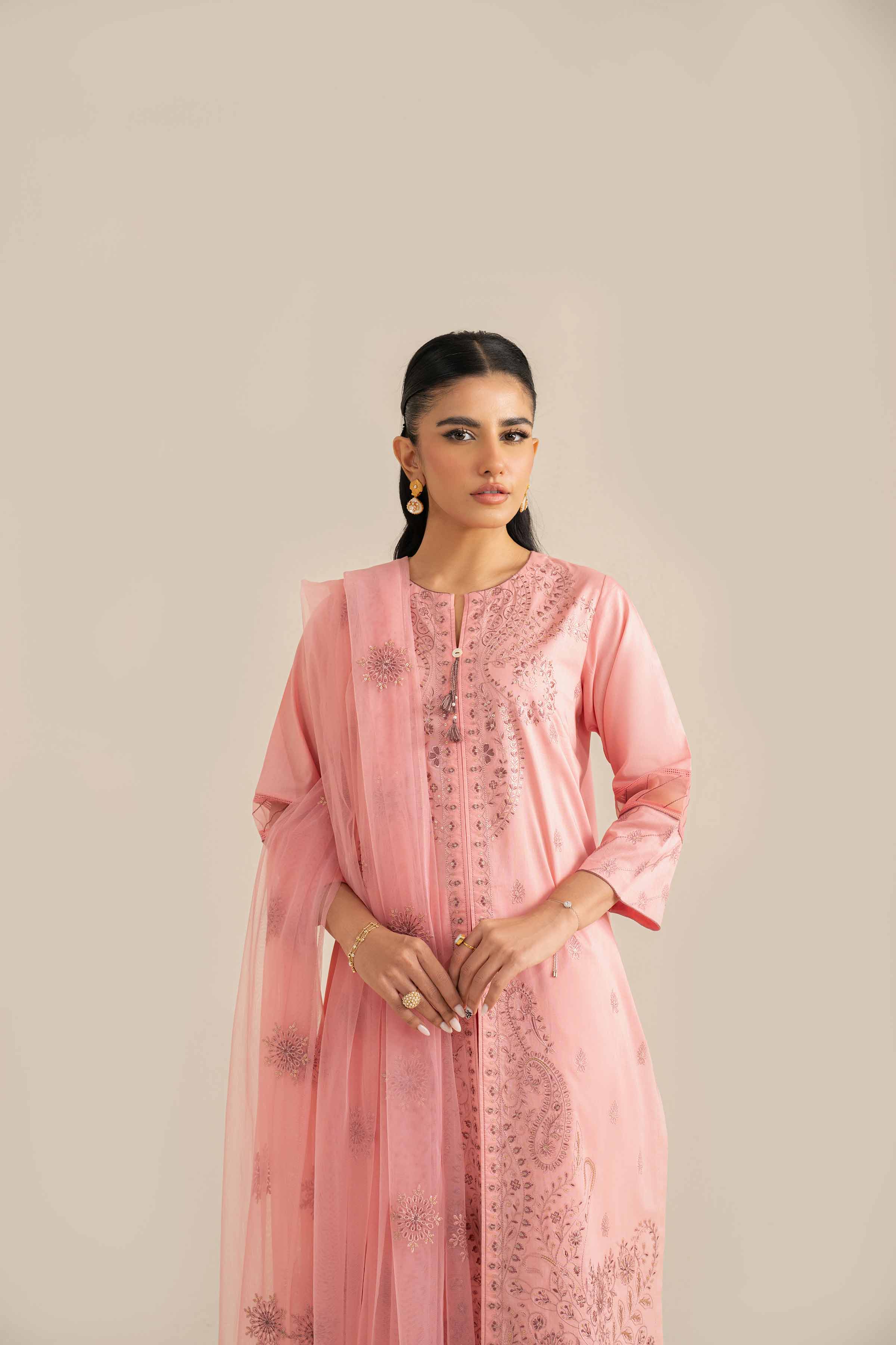 3 Piece - Embroidered Suit - 42519123