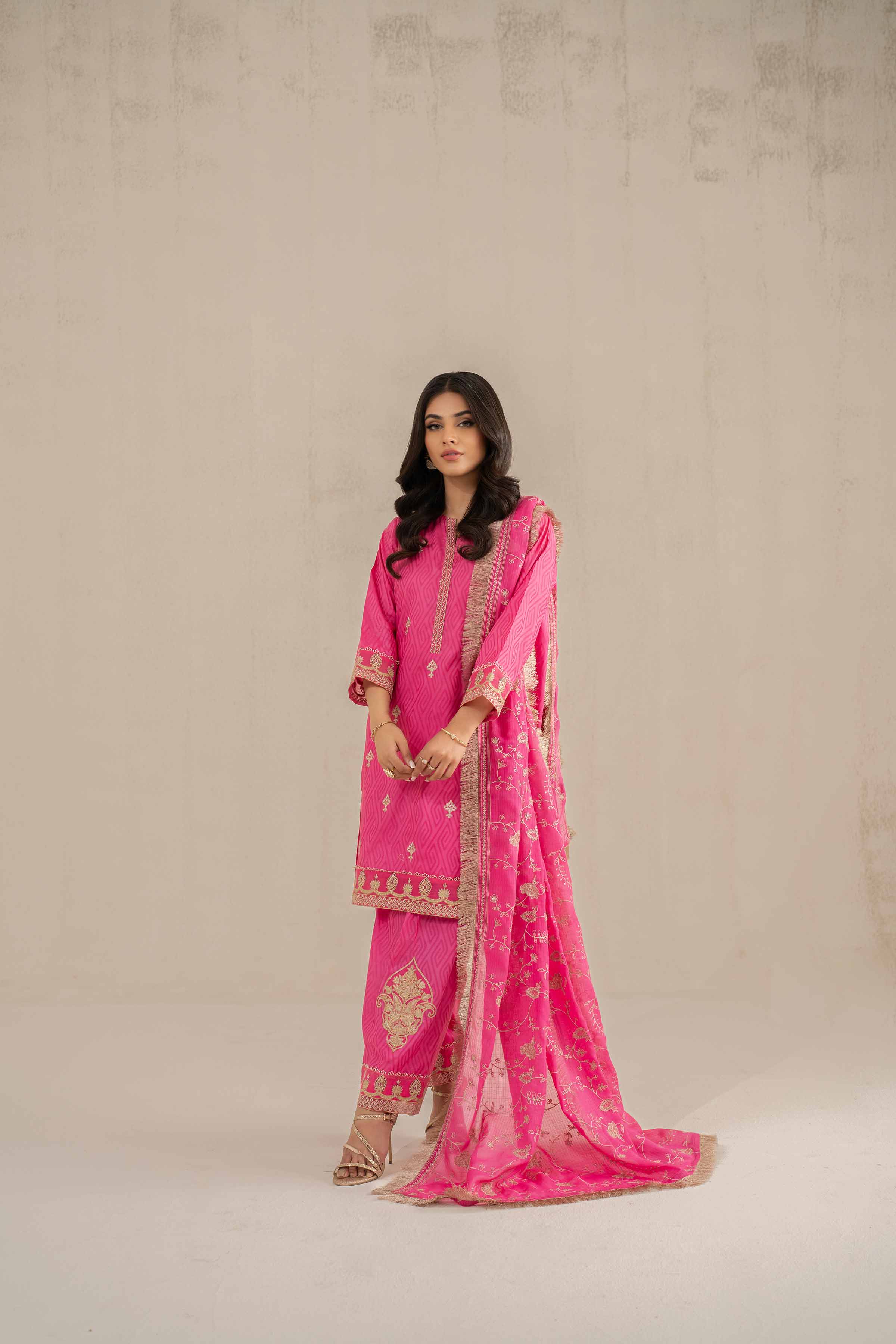 3 Piece - Embroidered Suit - 42519135
