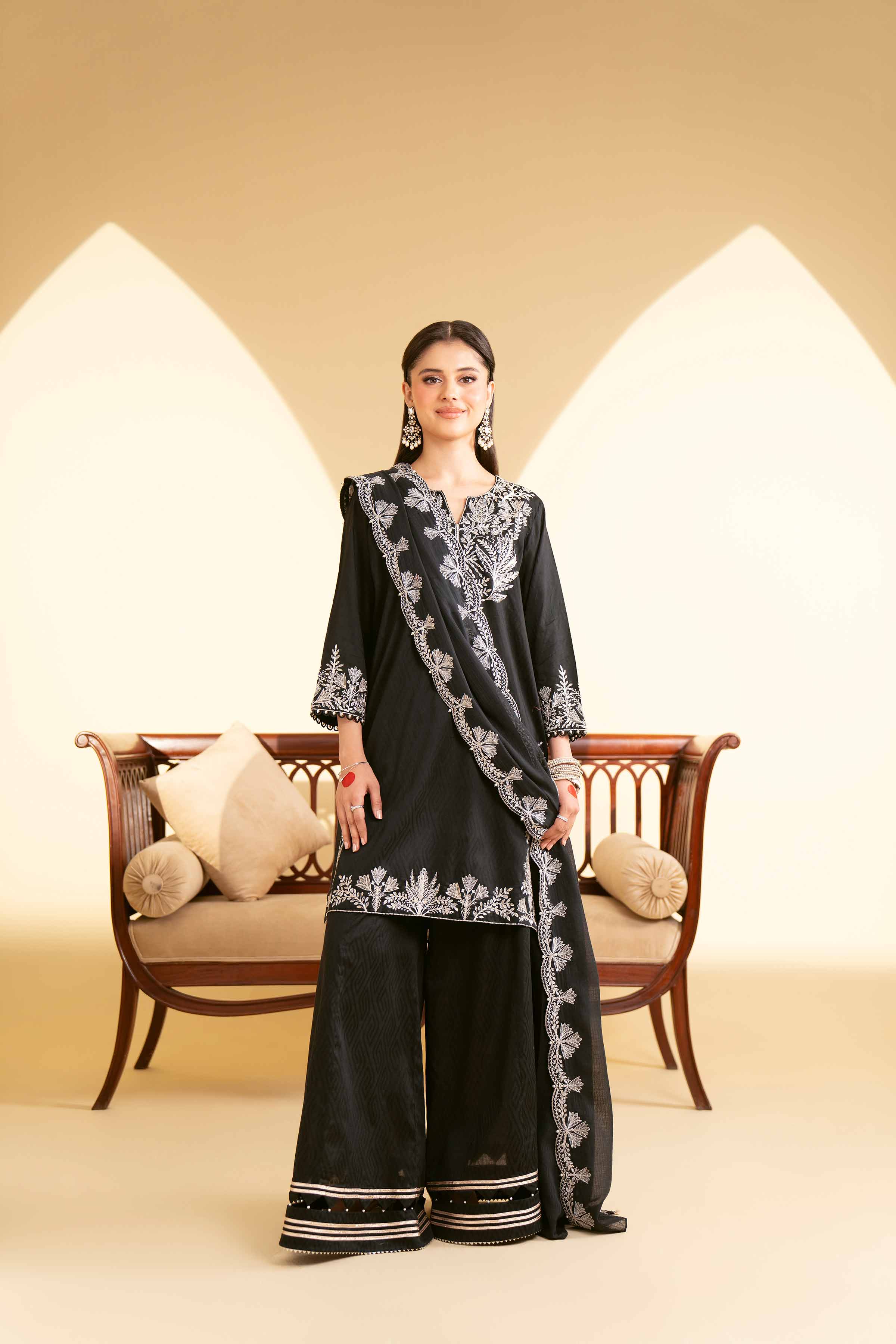 3 Piece - Embroidered Suit - 42519136