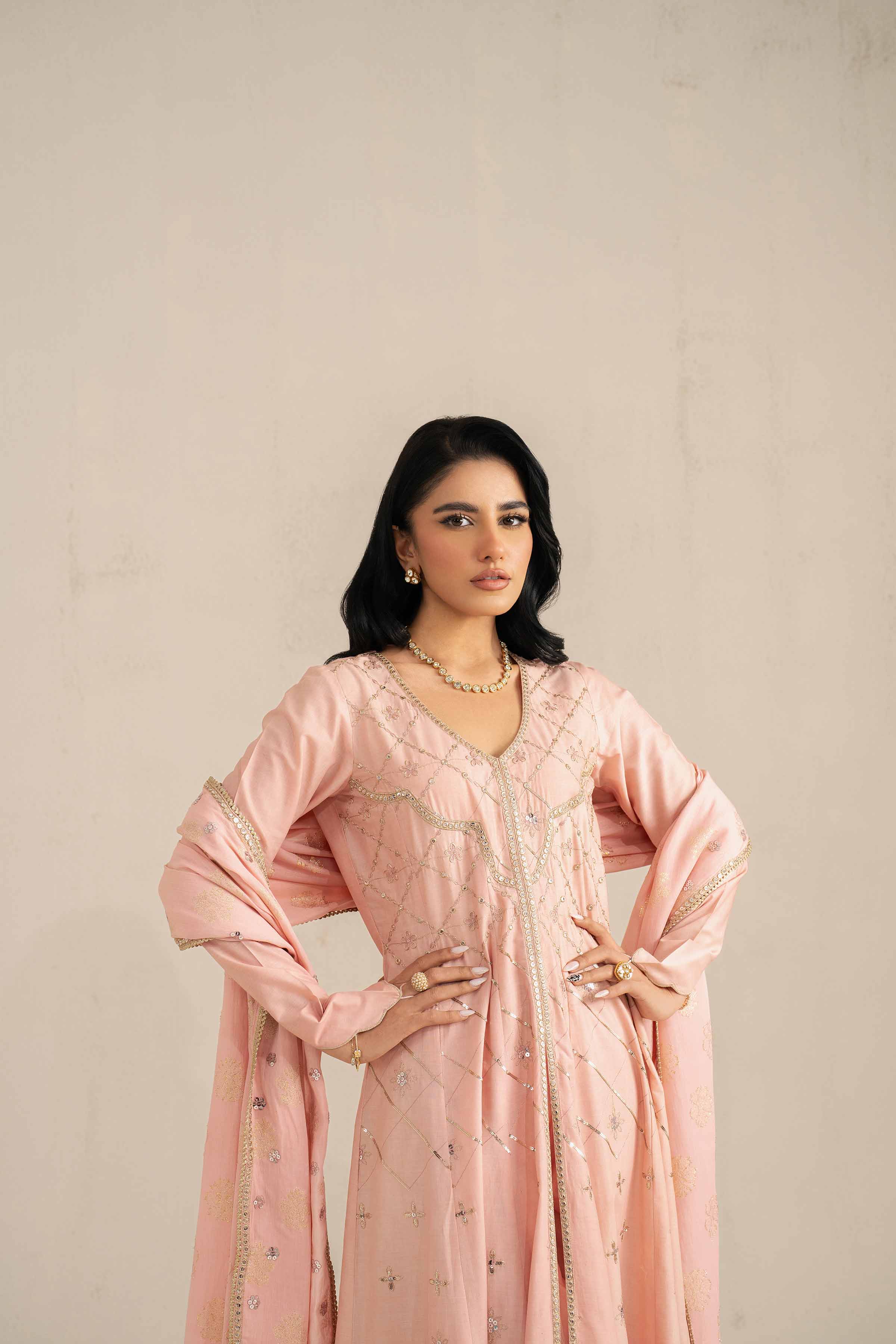 3 Piece - Embroidered Suit - 42519190