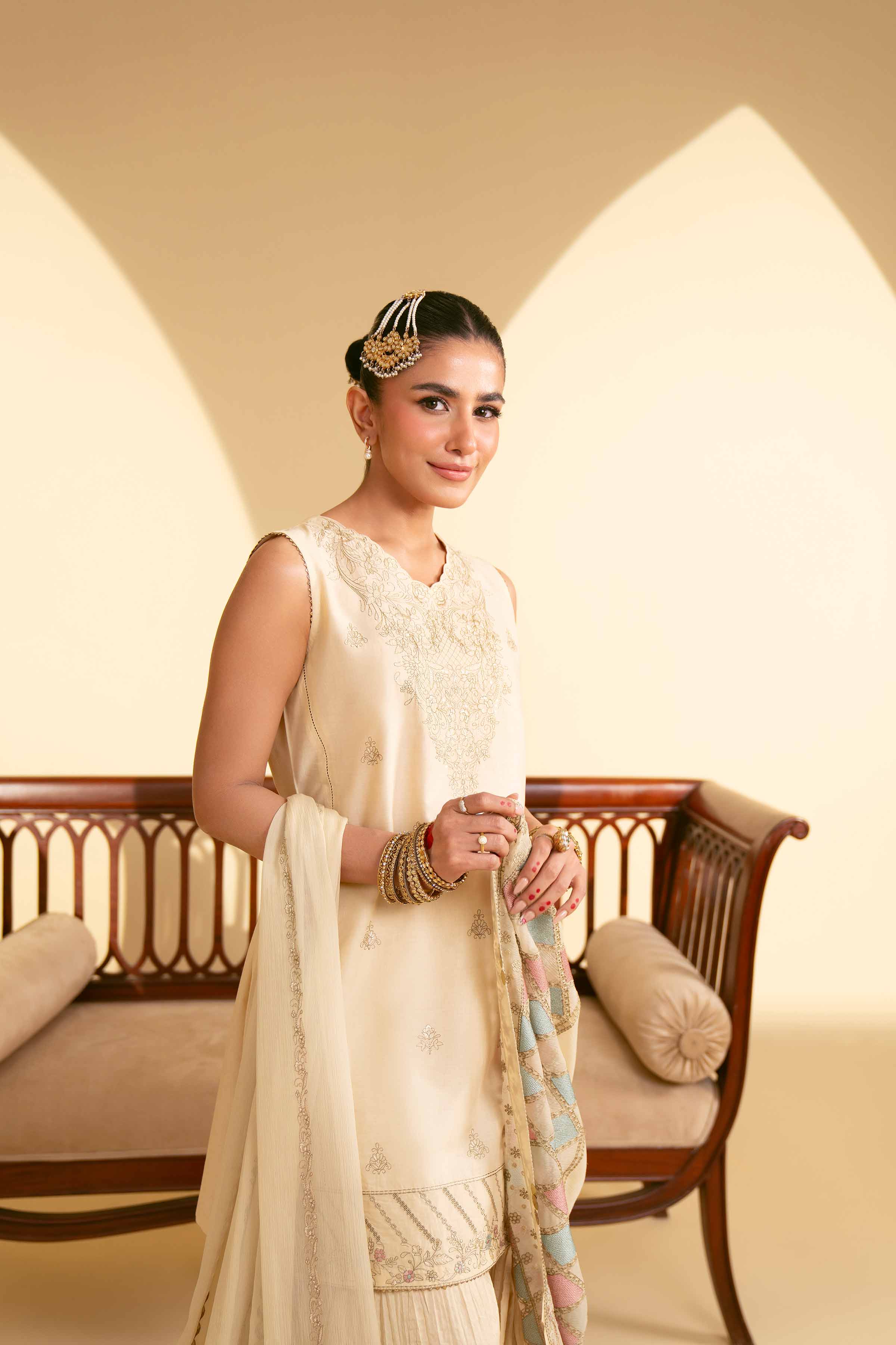 3 Piece - Embroidered Suit - 42519196