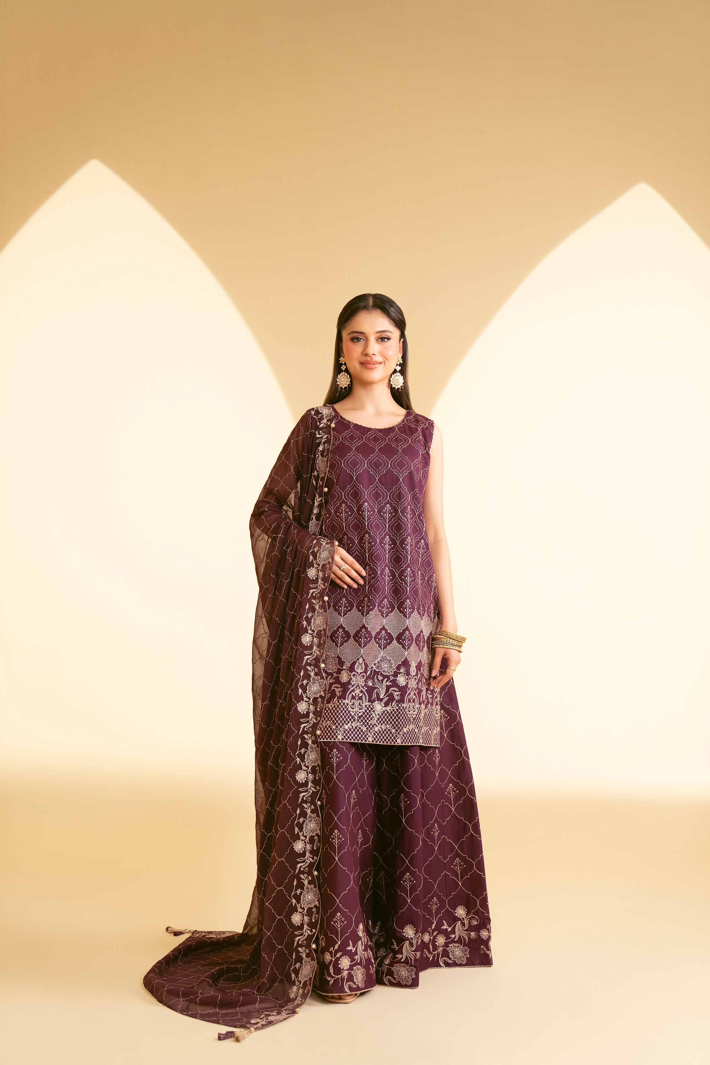 3 Piece - Embroidered Suit - 42519204