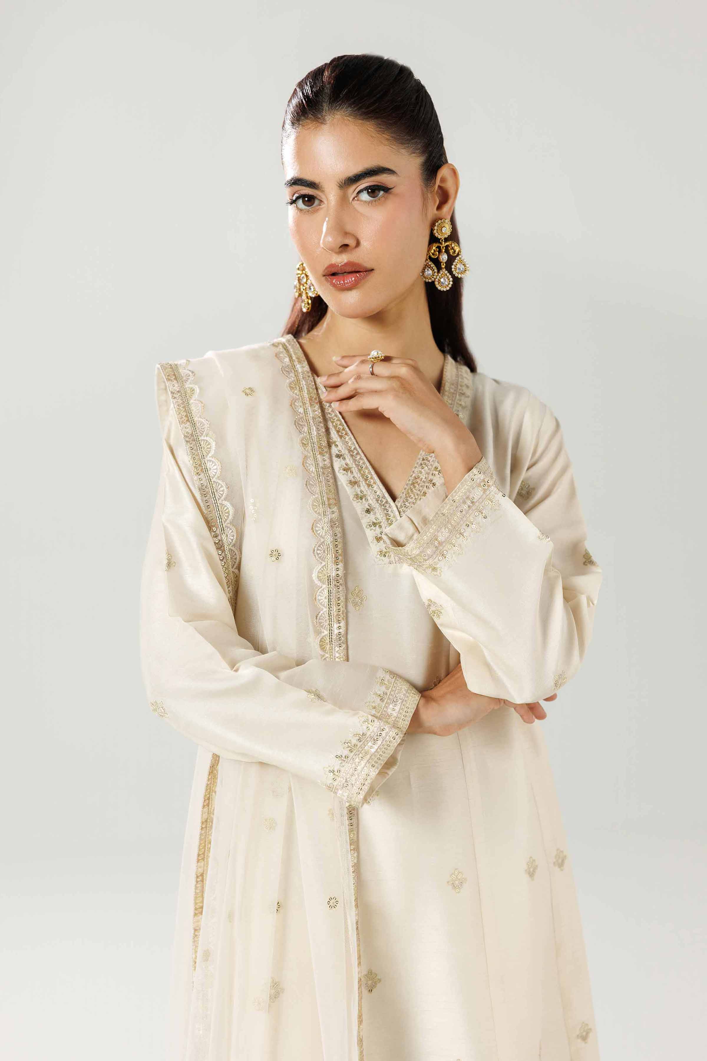 3 Piece - Embroidered Suit - 42519543