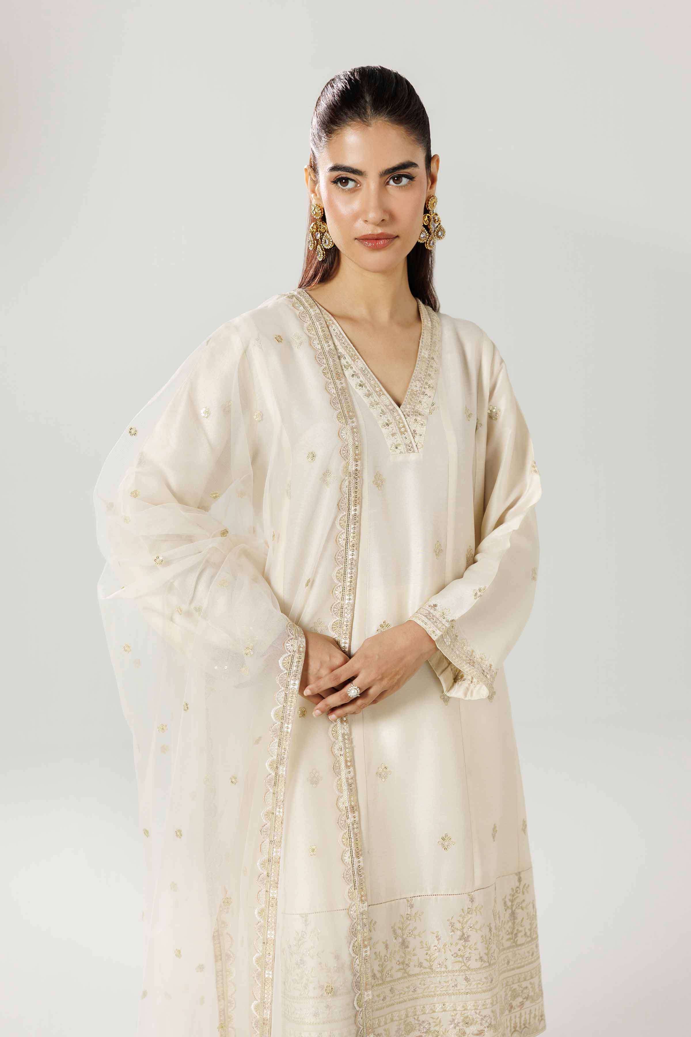 3 Piece - Embroidered Suit - 42519543