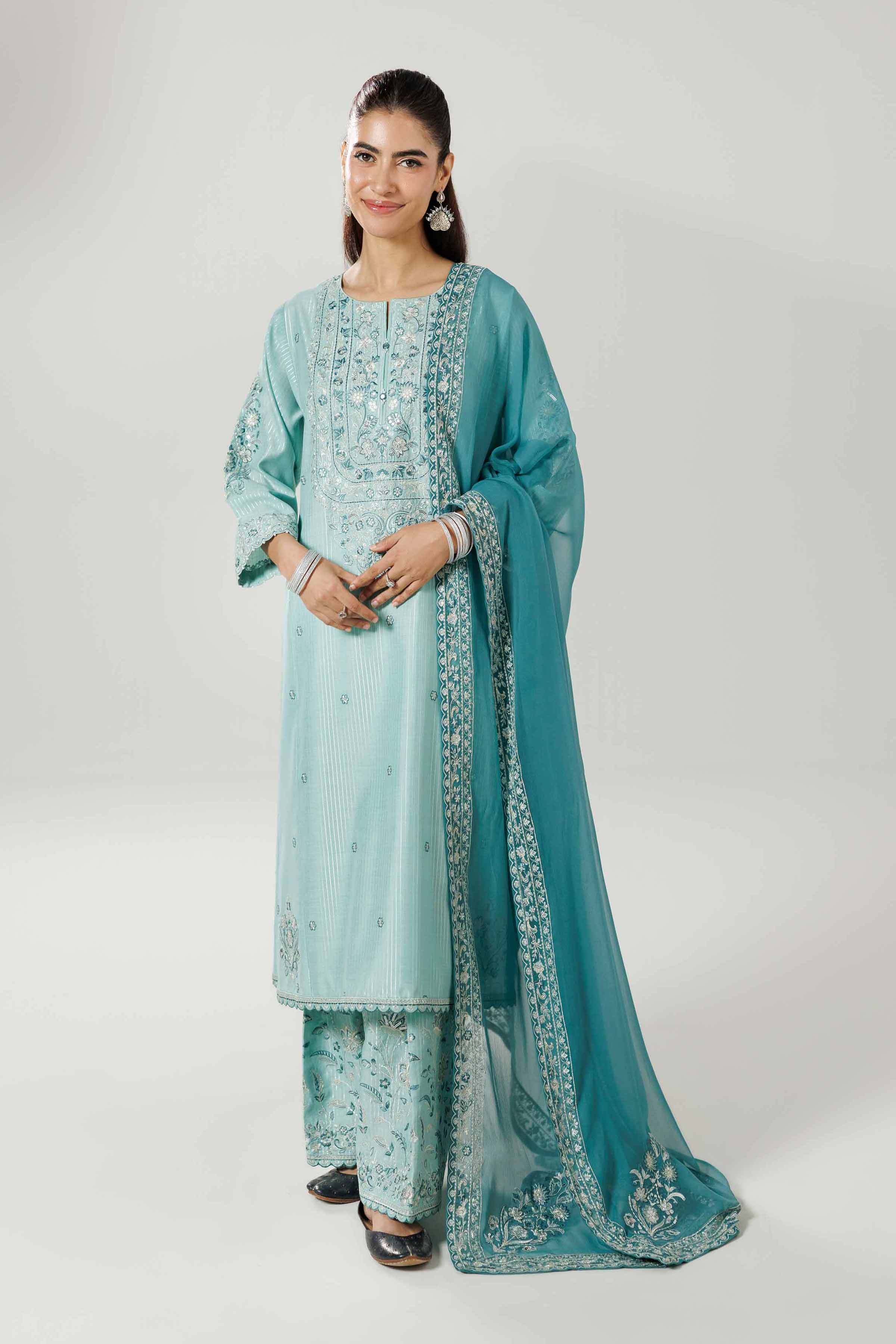 3 Piece - Embroidered Suit - 42519623