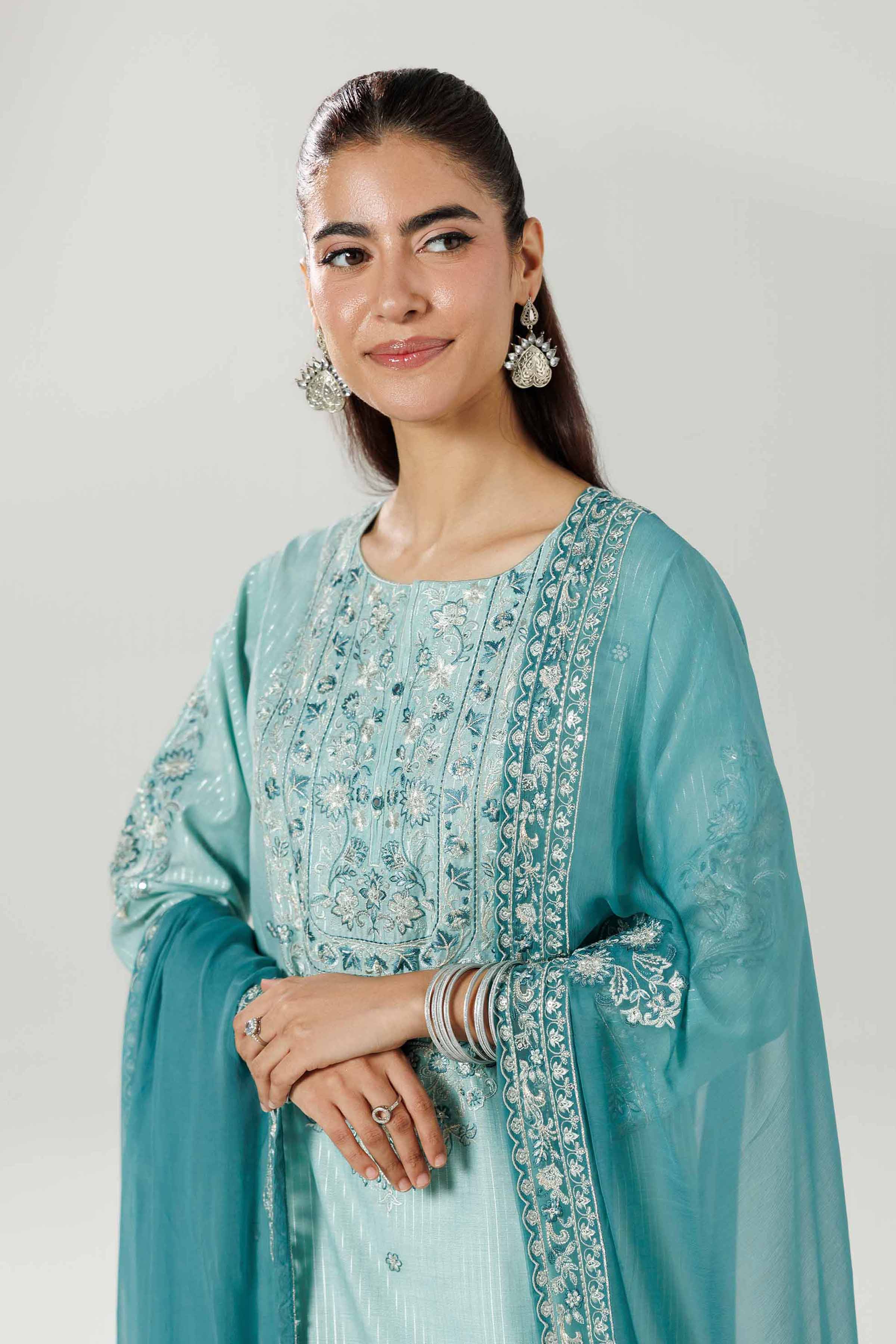 3 Piece - Embroidered Suit - 42519623