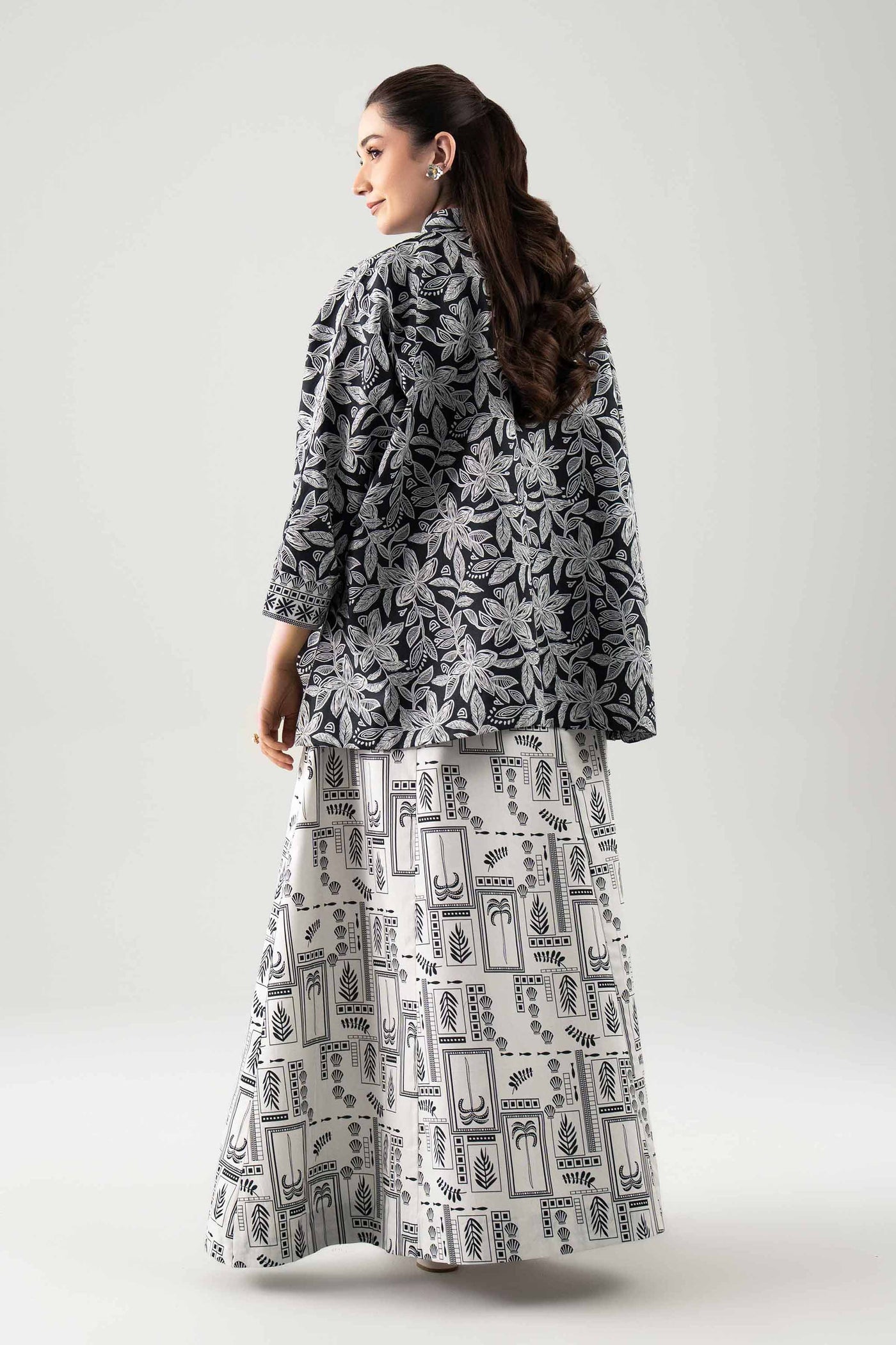 2 Piece Embroidered Dobby Lawn Suit