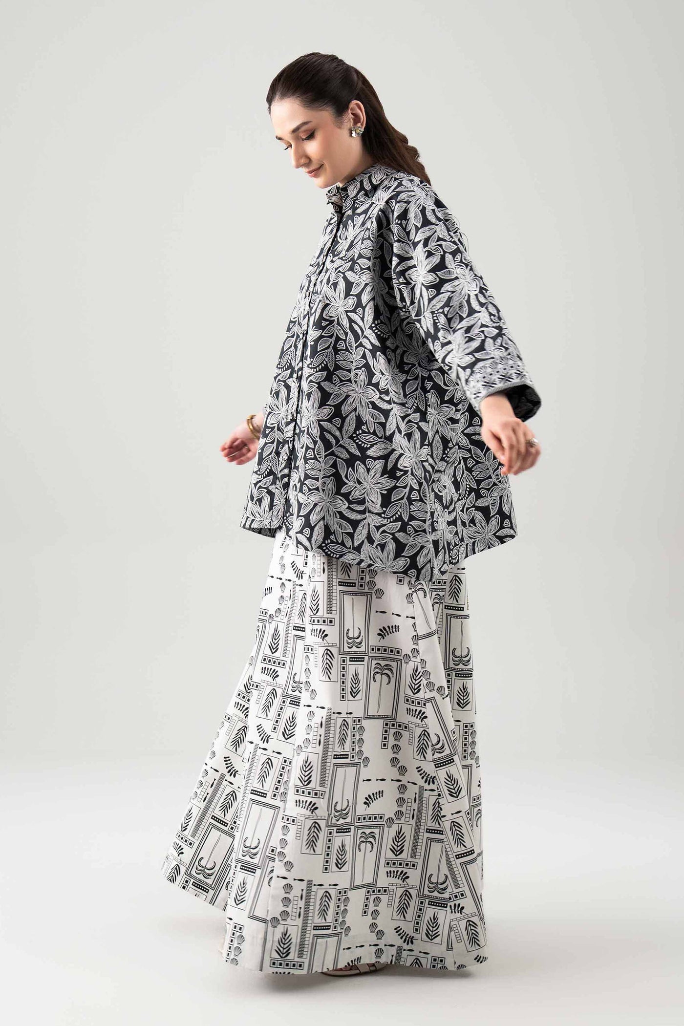 2 Piece Embroidered Dobby Lawn Suit