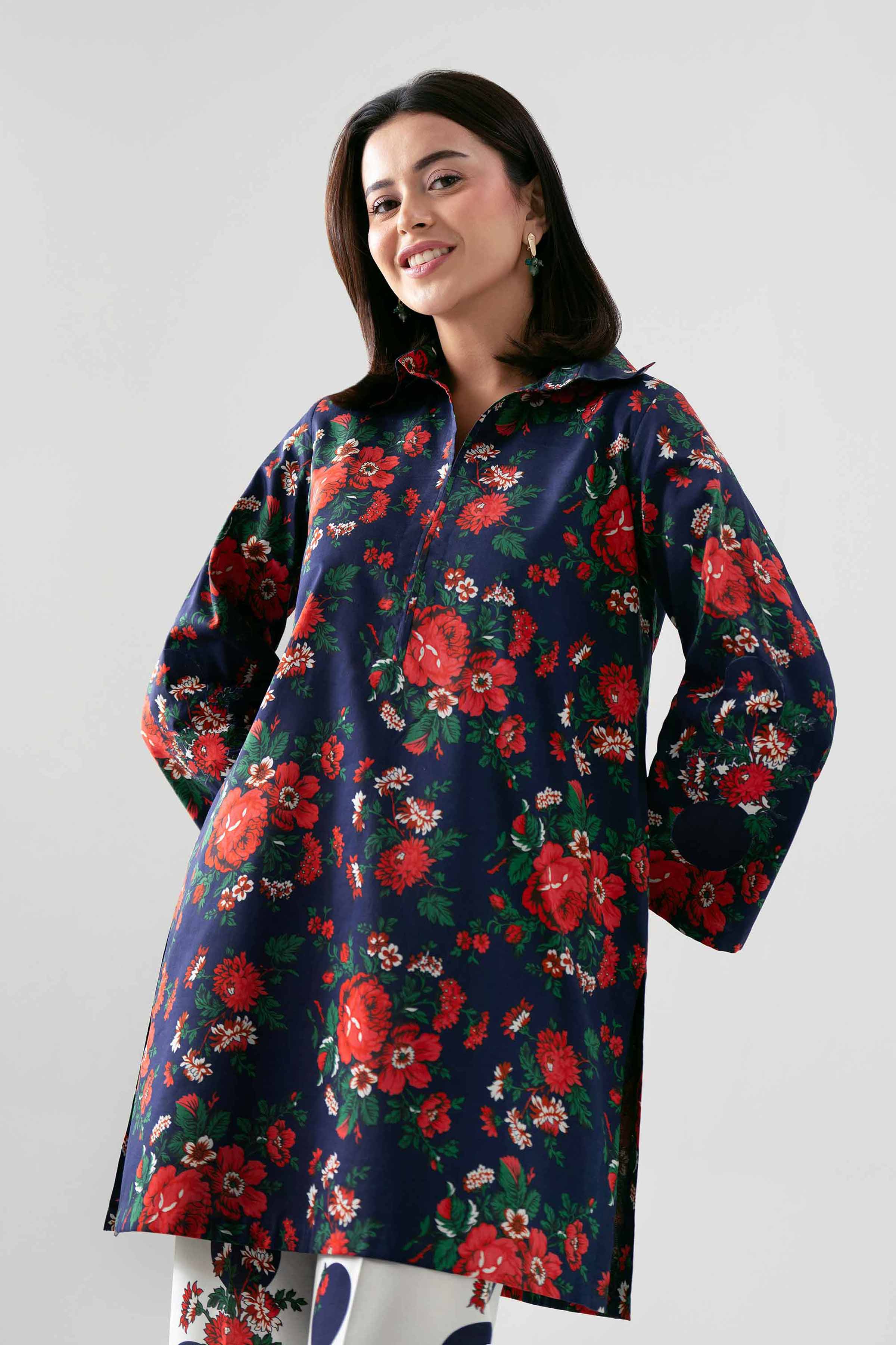 3 Piece Embroidered Silk Suit