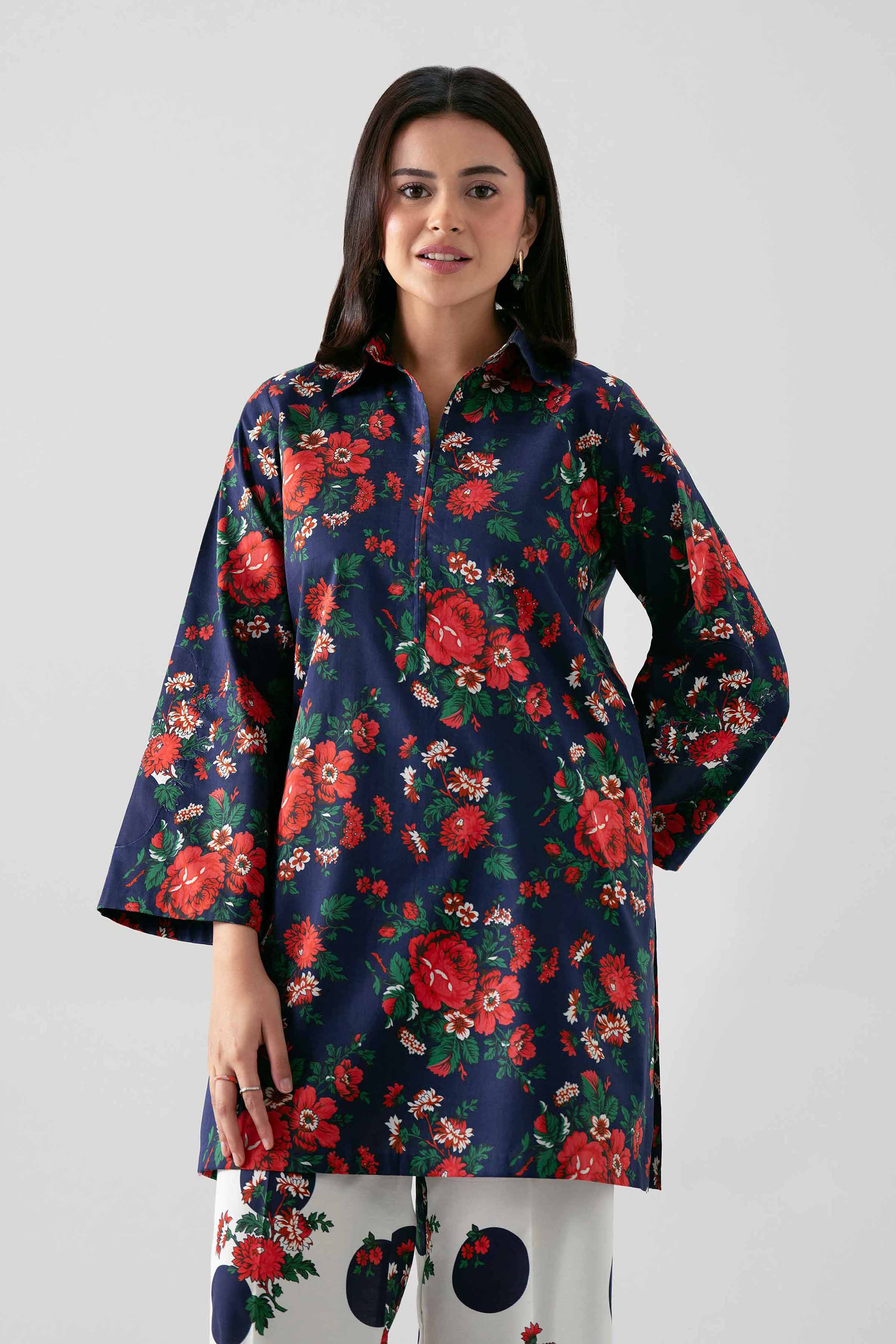 3 Piece Embroidered Silk Suit