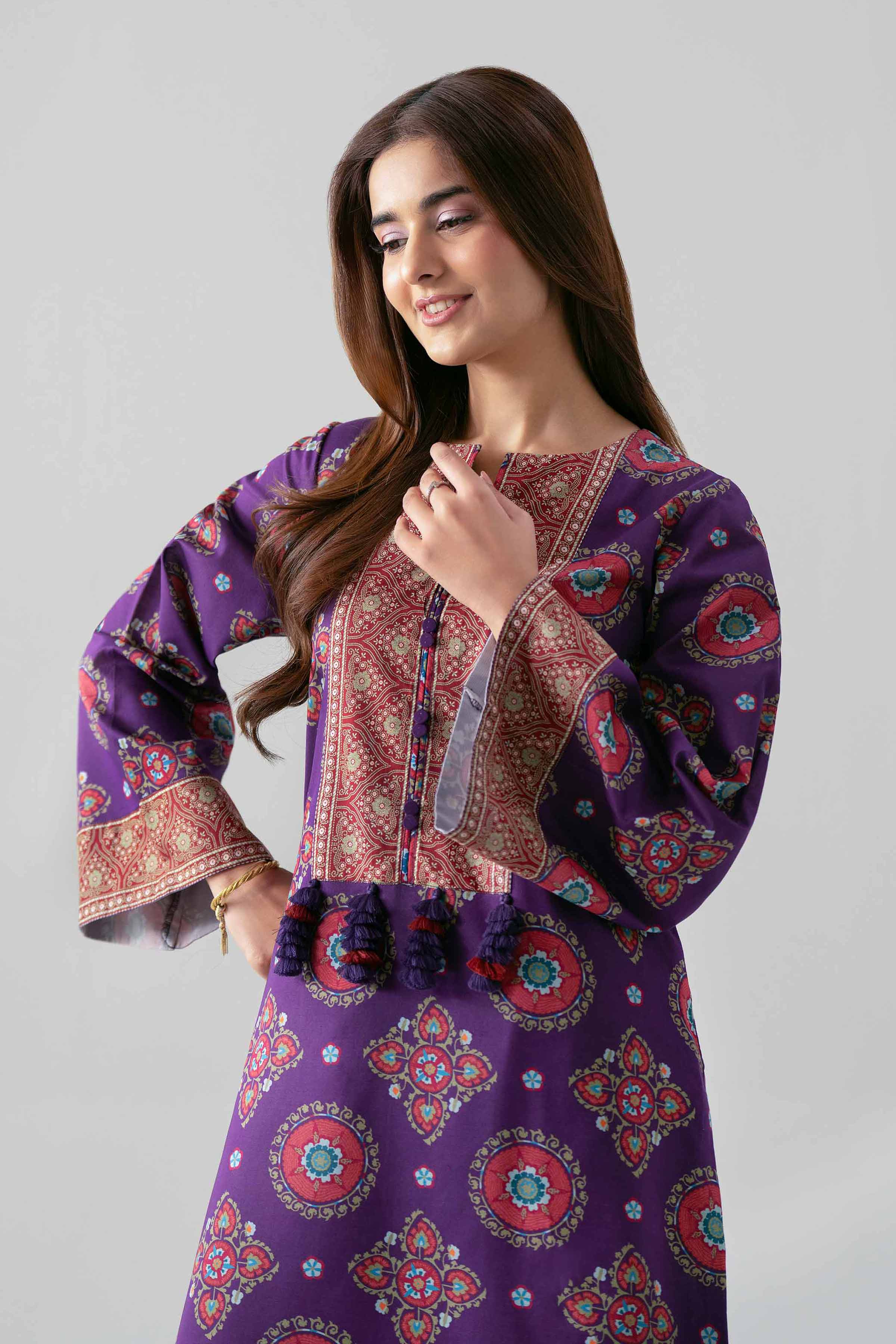 Embroidered Georgette Fabric (1Pc)