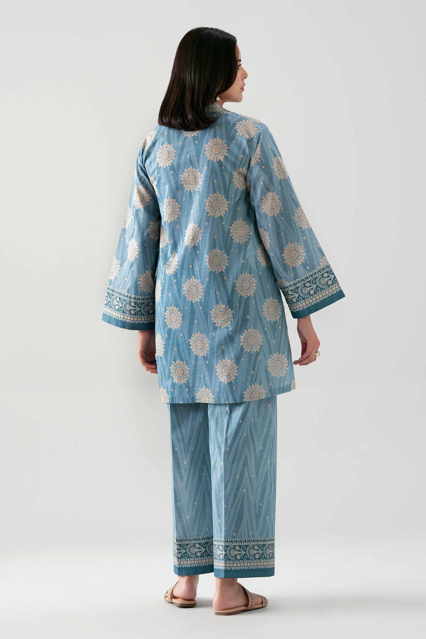 3 Piece Embellished Organza Suit