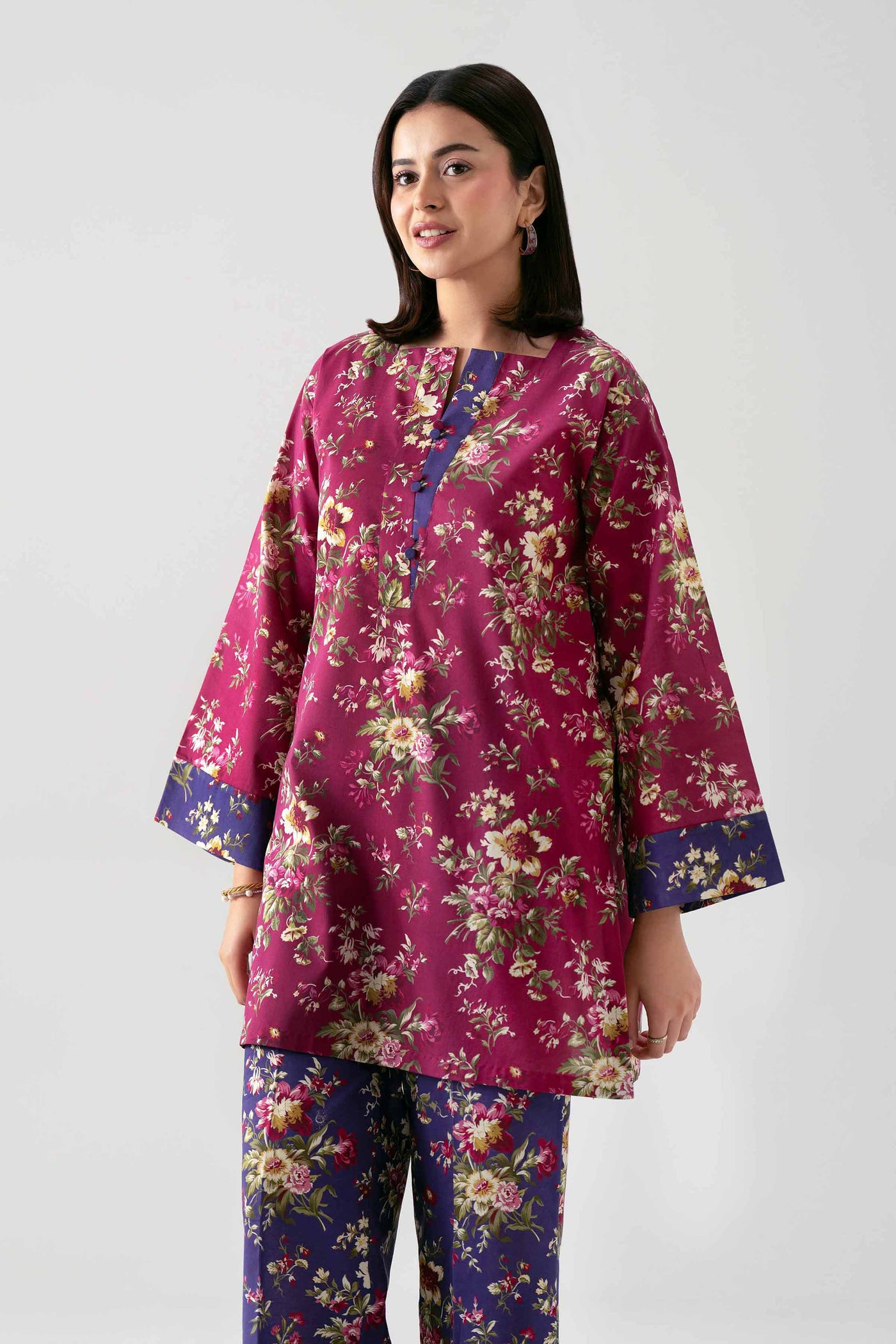 3 Piece Embroidered Dobby Lawn Suit