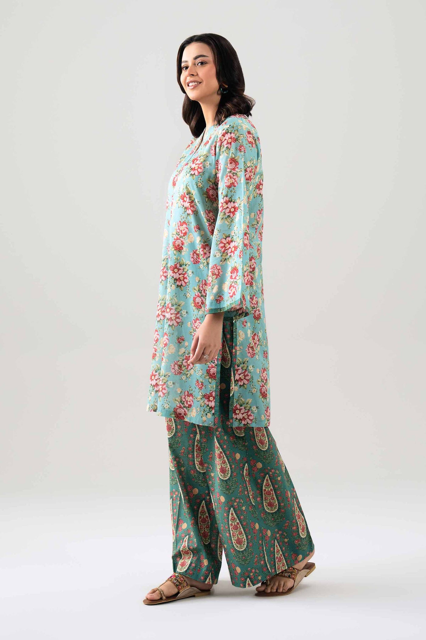 3 Piece Embroidered Dobby Lawn Suit