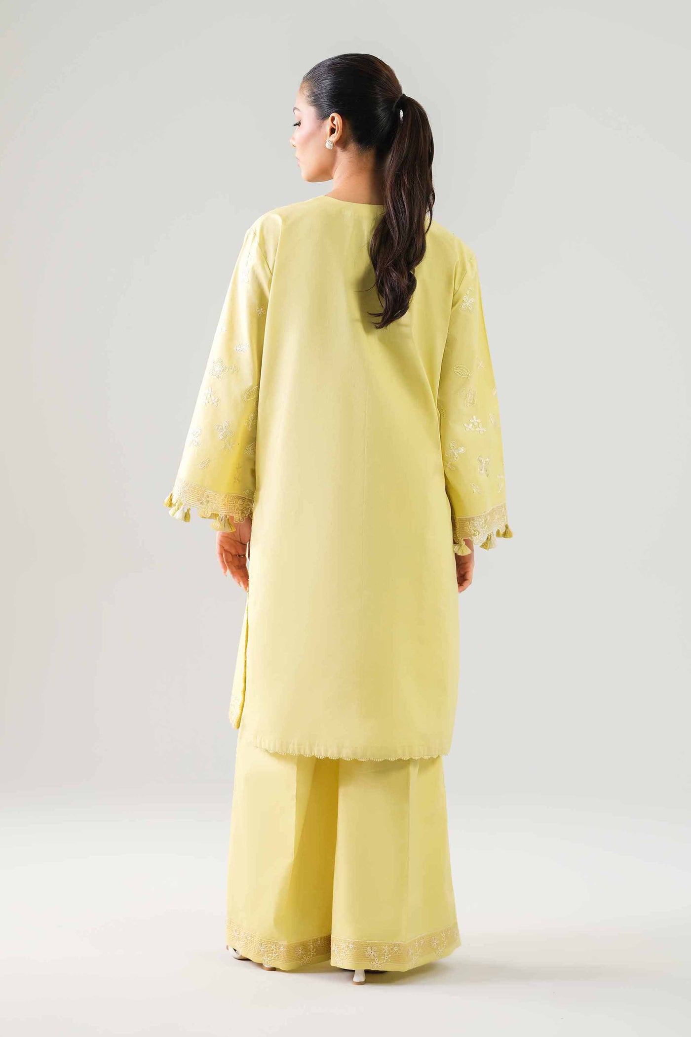 3 Piece Embroidered Raw Silk Suit