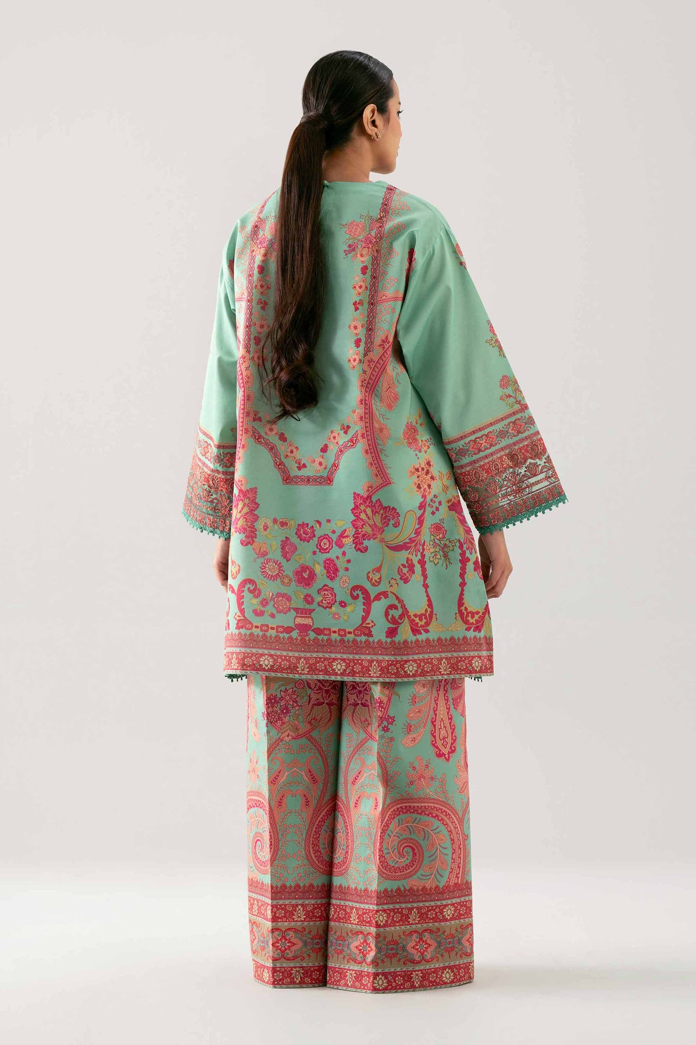 3 Piece Embroidered Dobby Lawn Suit