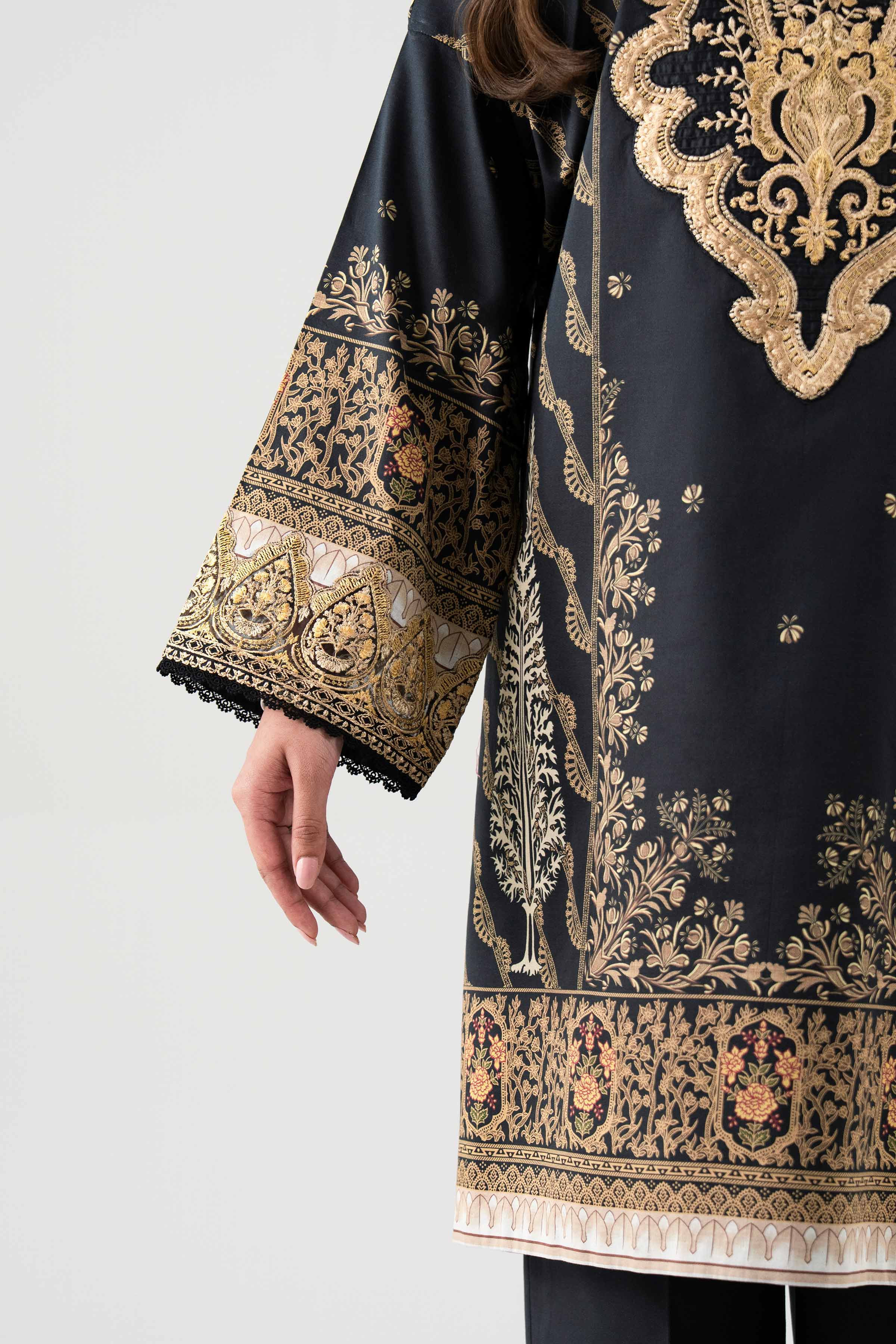 Embroidered Georgette Fabric (1Pc)