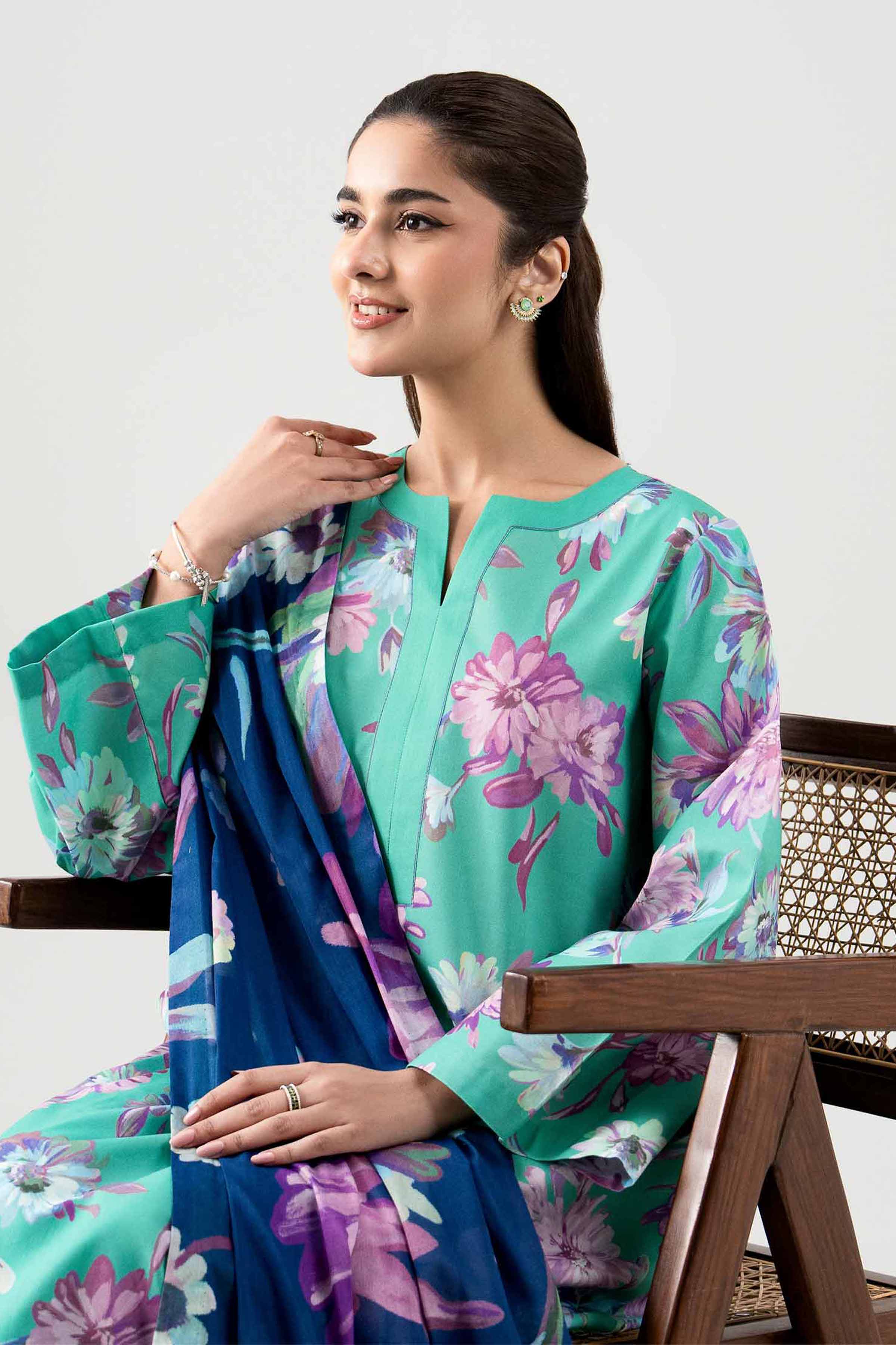 3 Piece - Digital Printed Suit - 42601113