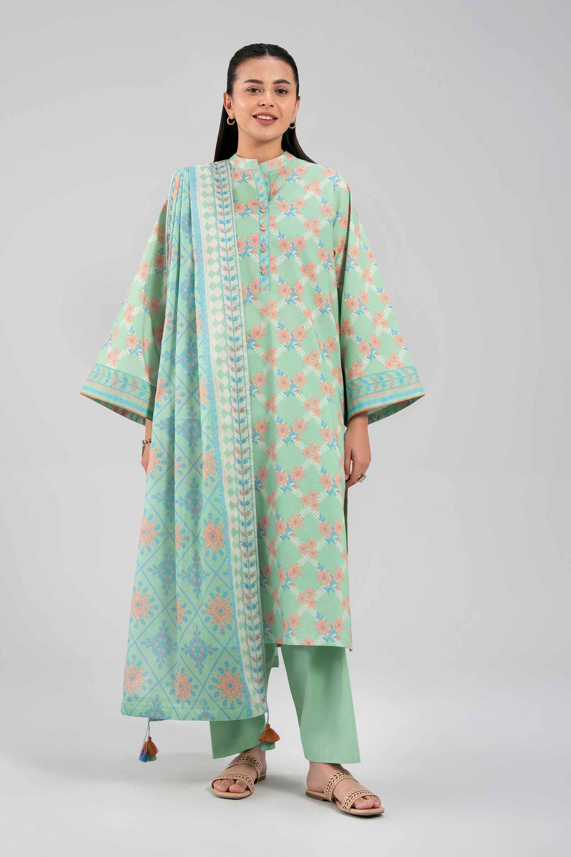 3 Piece - Printed Suit - 42601129