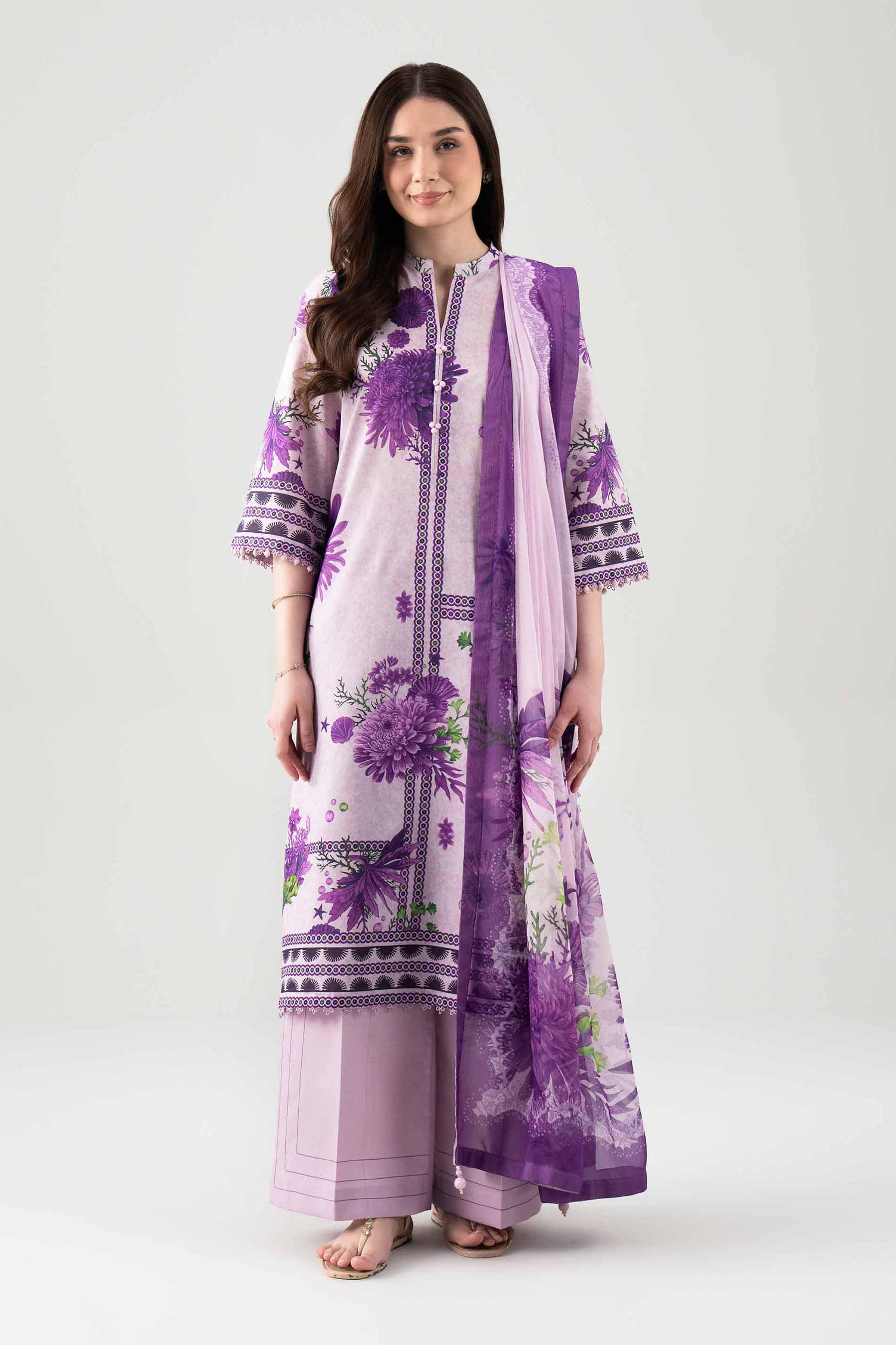 3 Piece Embellished Organza Suit