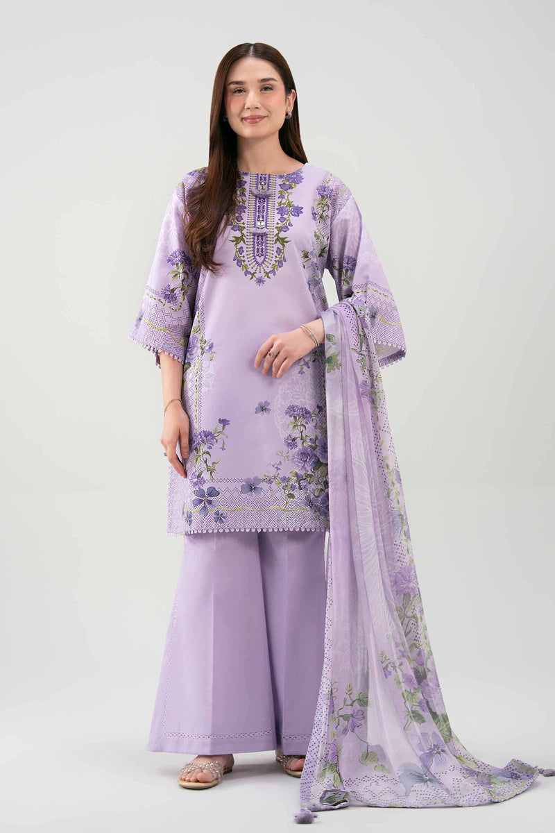 3 Piece - Digital Printed Suit - 42601156