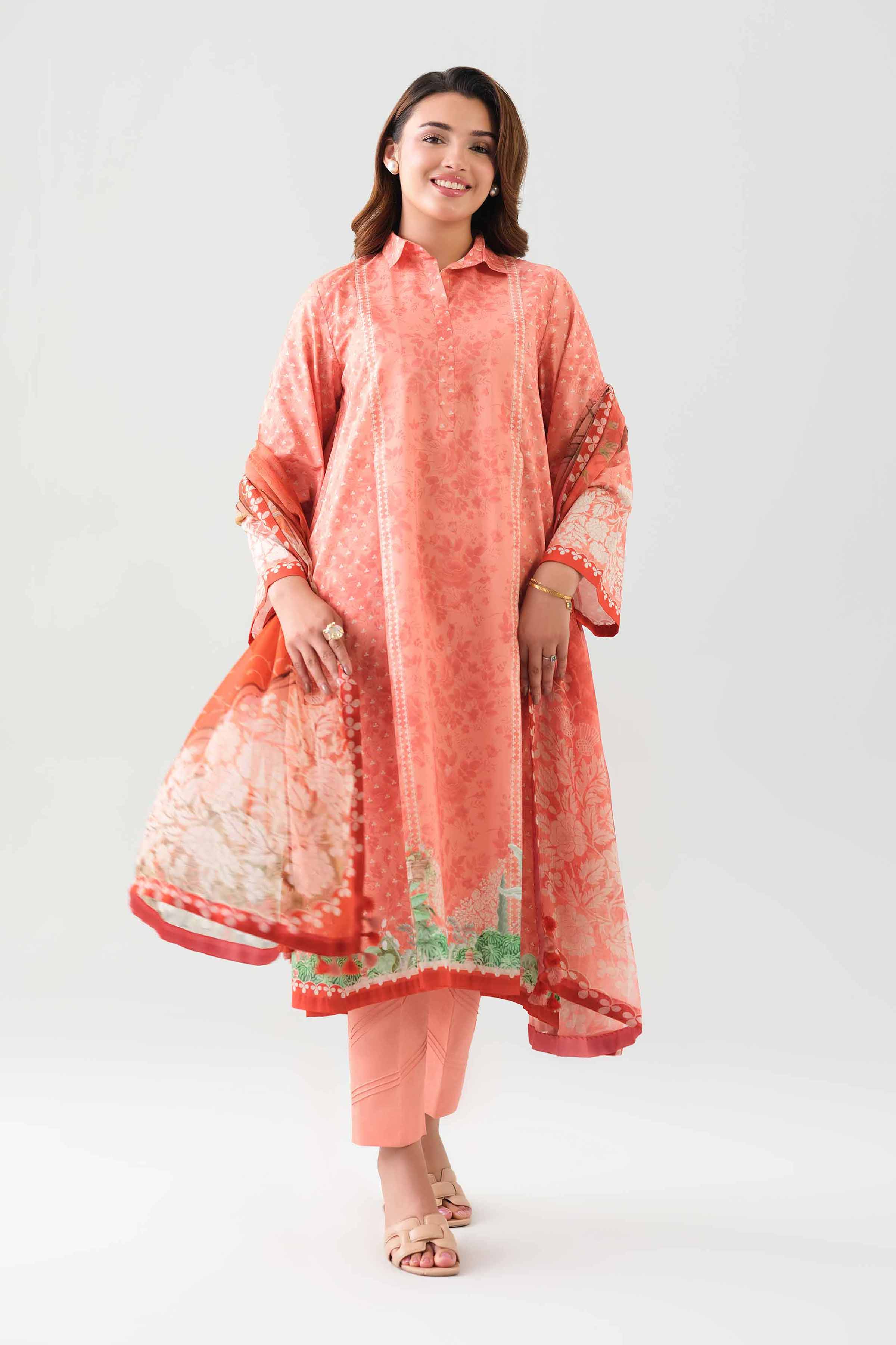 3 Piece - Digital Printed Suit - 42601159