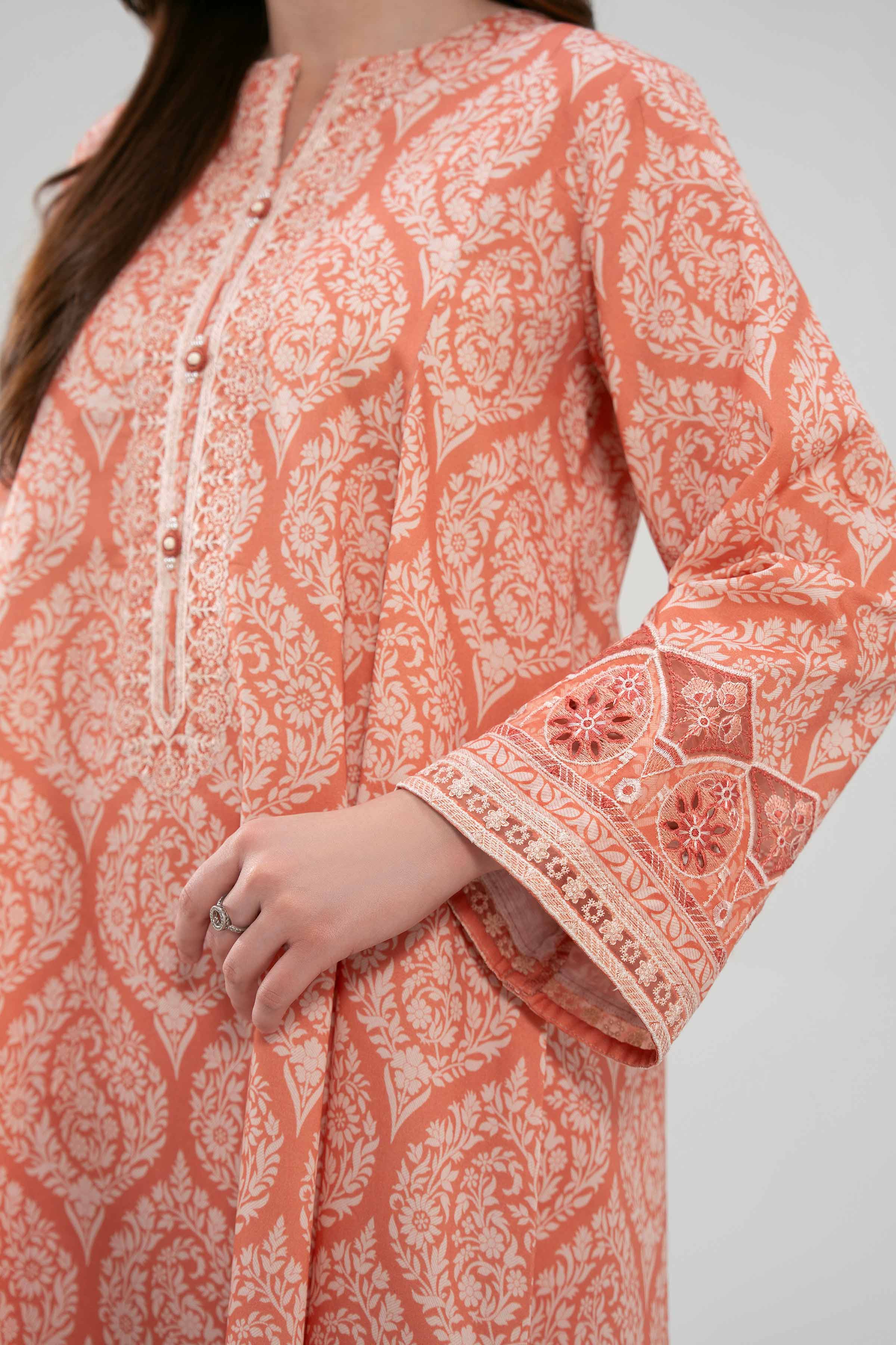 2 Piece Embellished Organza Suit